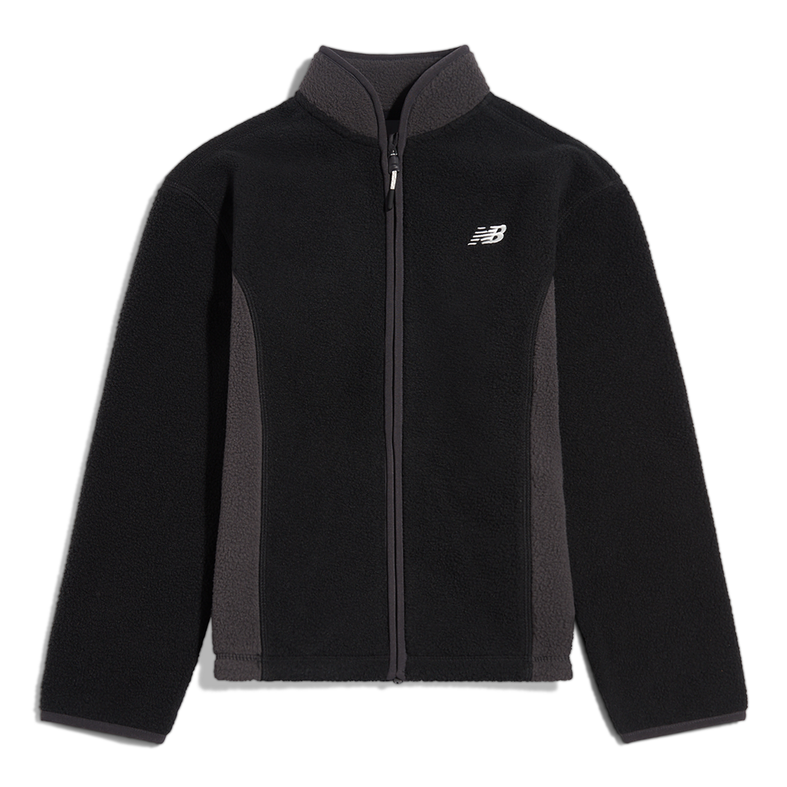 New Balance B Fleece Full Zip Jacket  Jungen, schwarz, Grösse: 12-13 Years