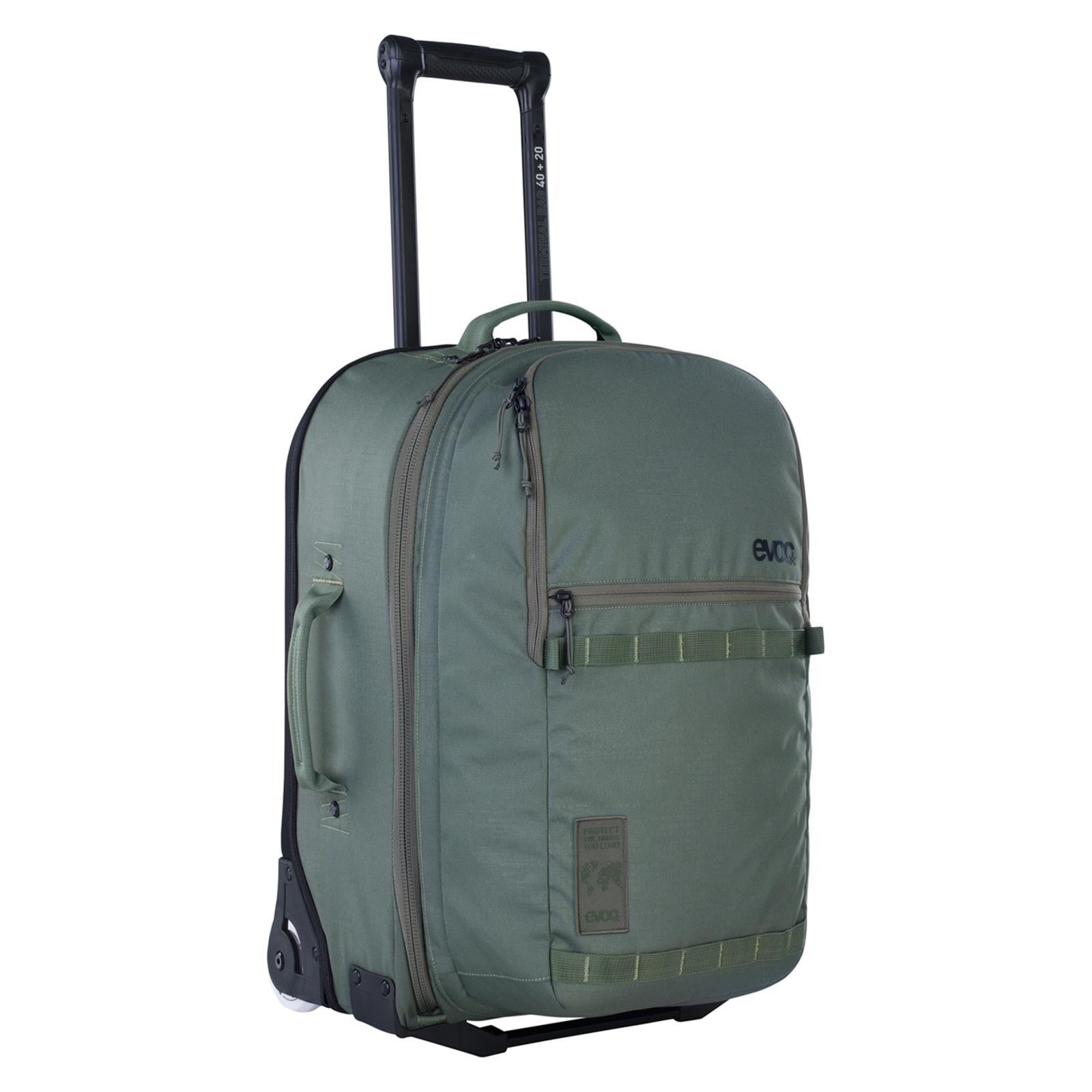 Evoc Terminal Bag 40+20L Rollkoffer grün /  dark olive, Grösse: one size