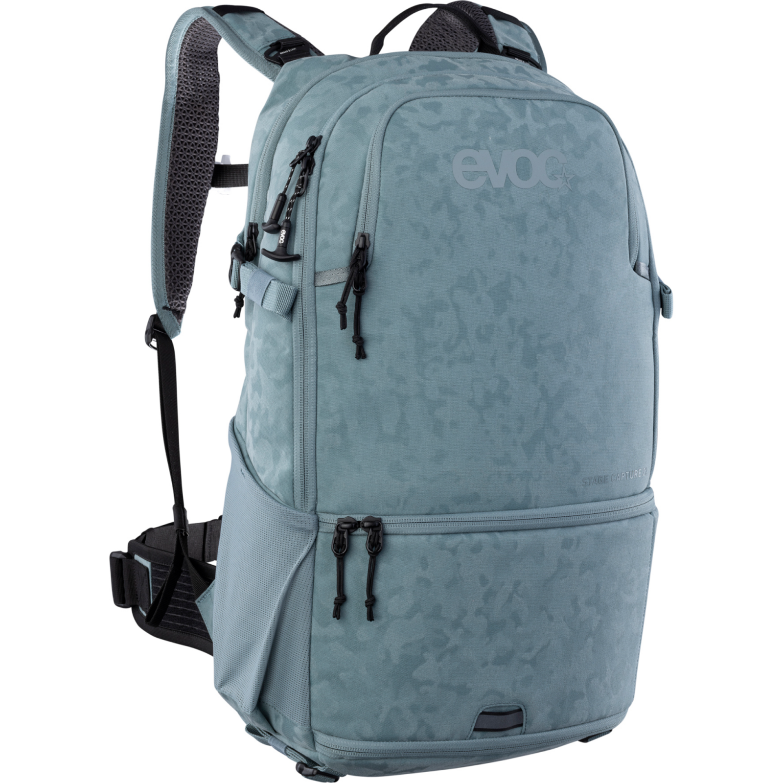 Evoc Stage Capture 22L Fotorucksack grau /  steel, Grösse: one size