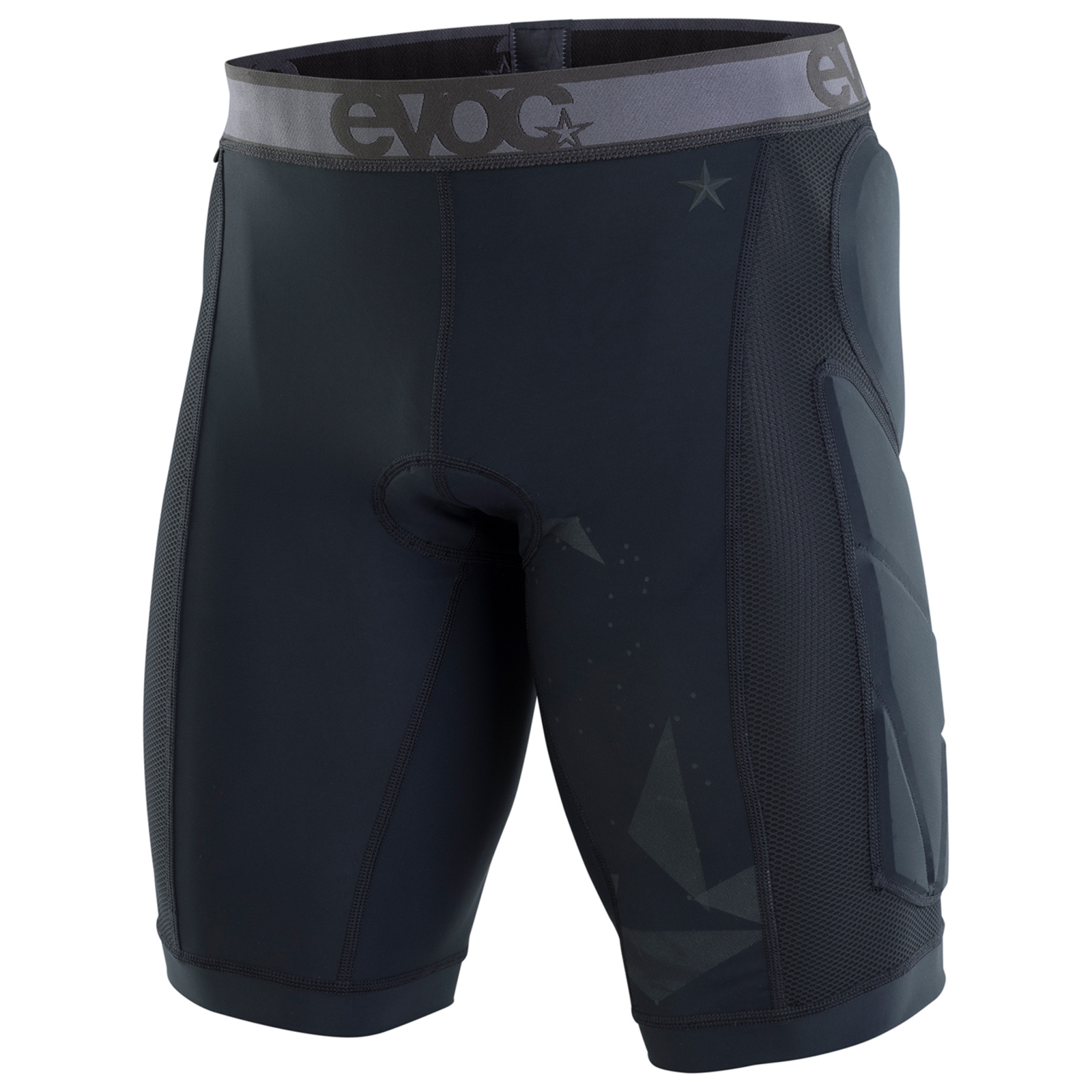 Evoc Crash Pant Bike Protektorenhose für Damen und Herren schwarz /  black, Grösse: S