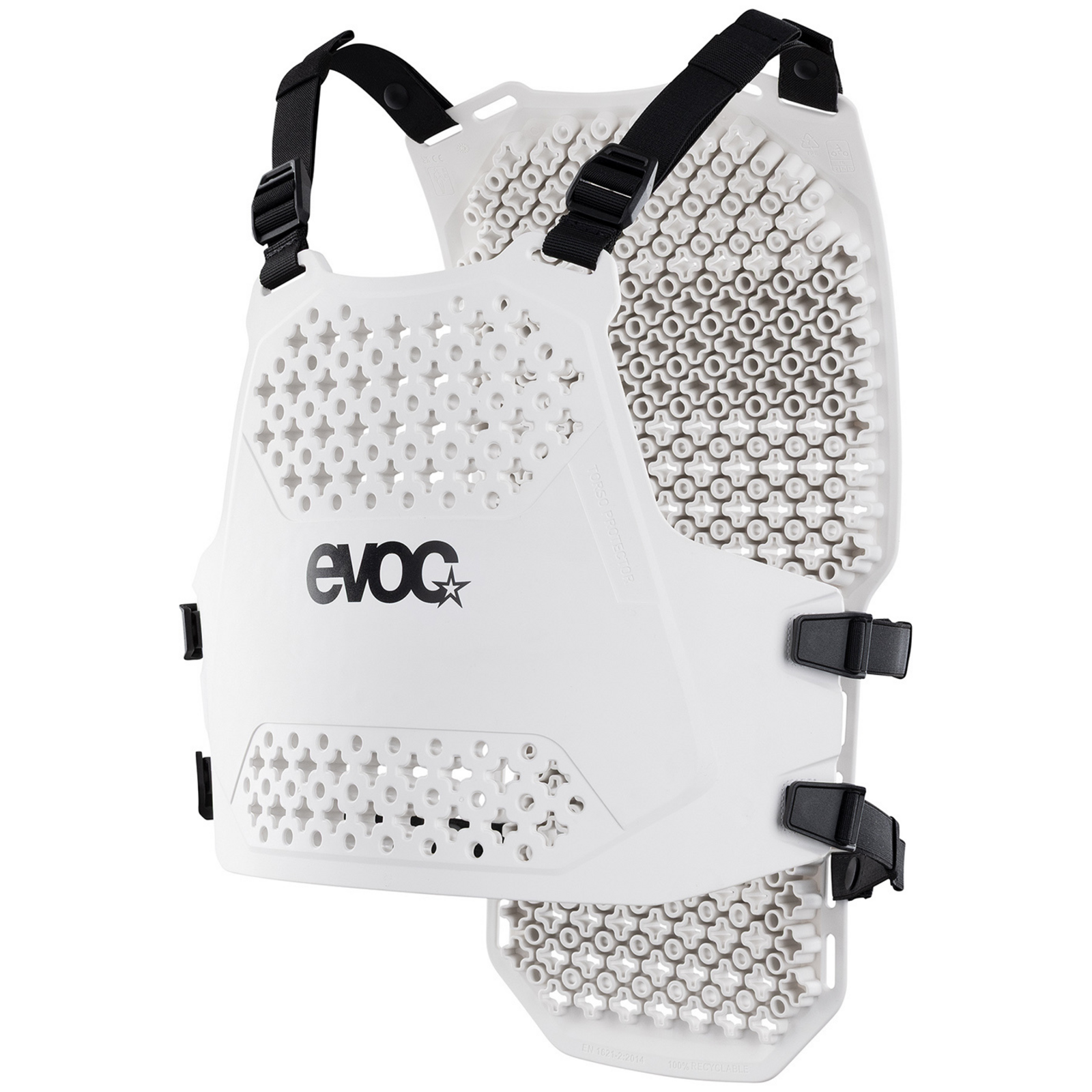 Evoc Torso Protector Protektorenweste für Damen und Herren weiss /  white, Grösse: XS