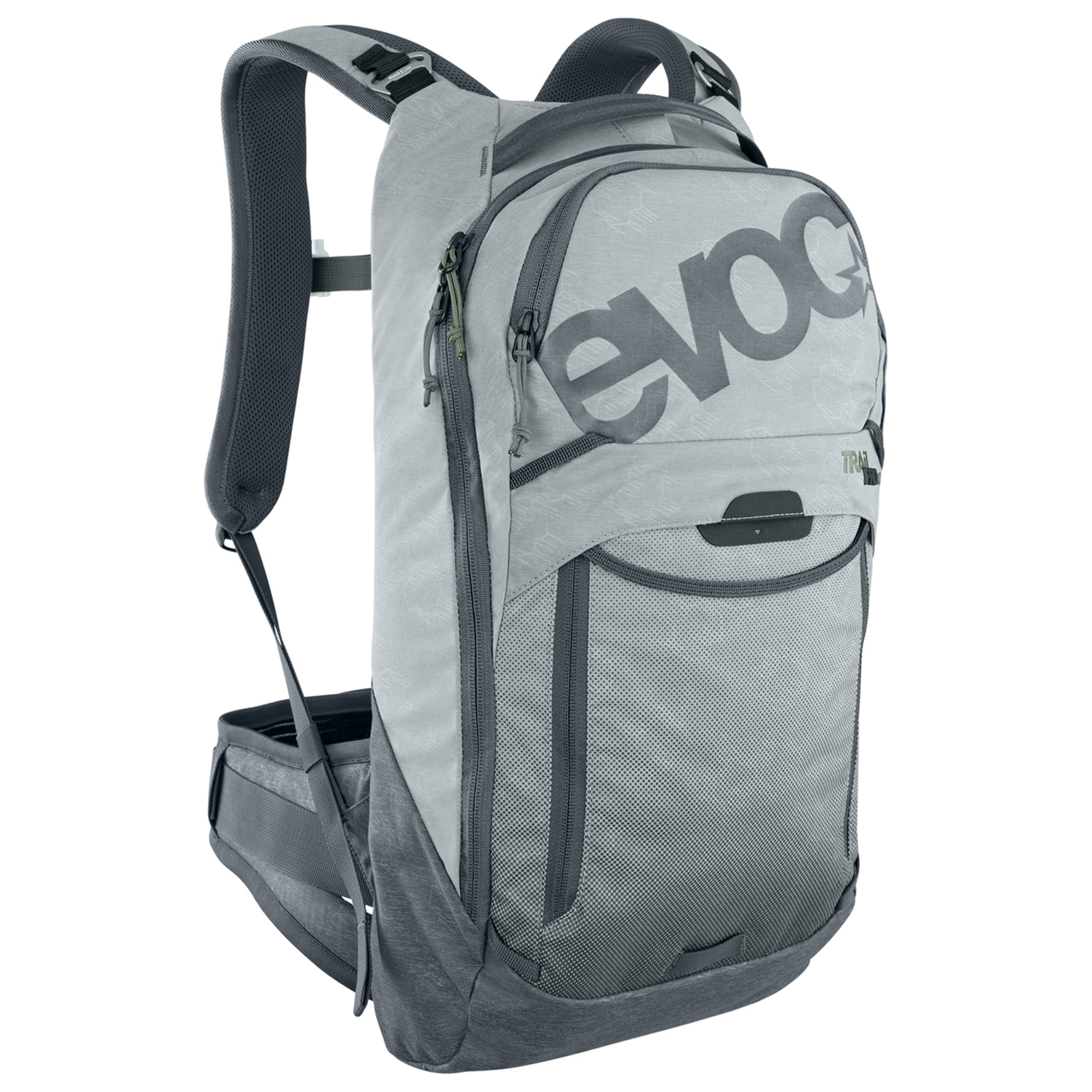 Evoc Trail Pro 10L Protektoren-Rucksack grau /  stone/carbon grey, Grösse: L/XL
