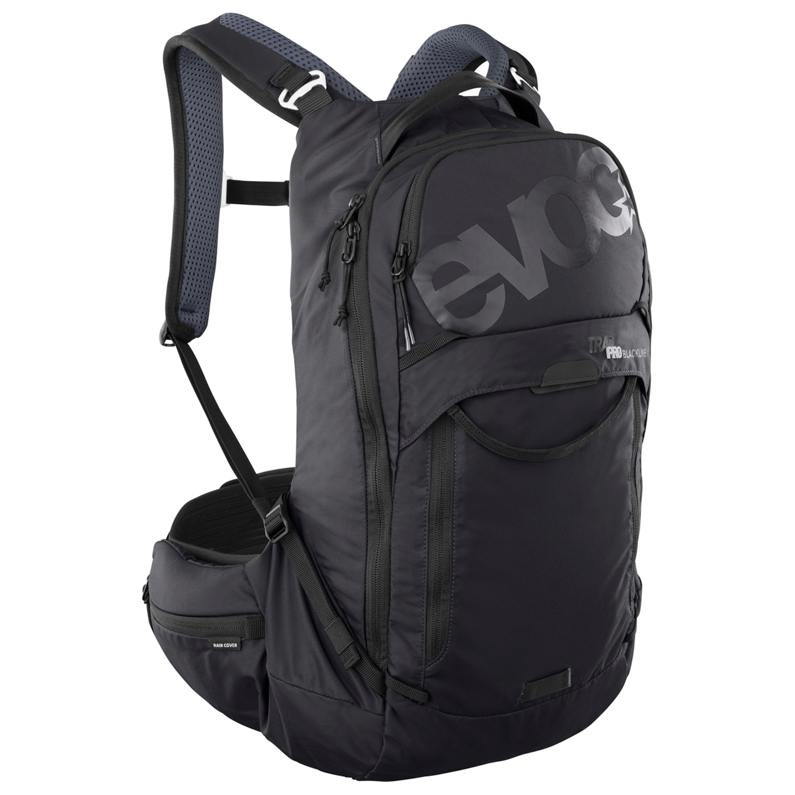 Evoc Trail Pro 16L Blackline Protektoren-Rucksack schwarz /  black, Grösse: S/M