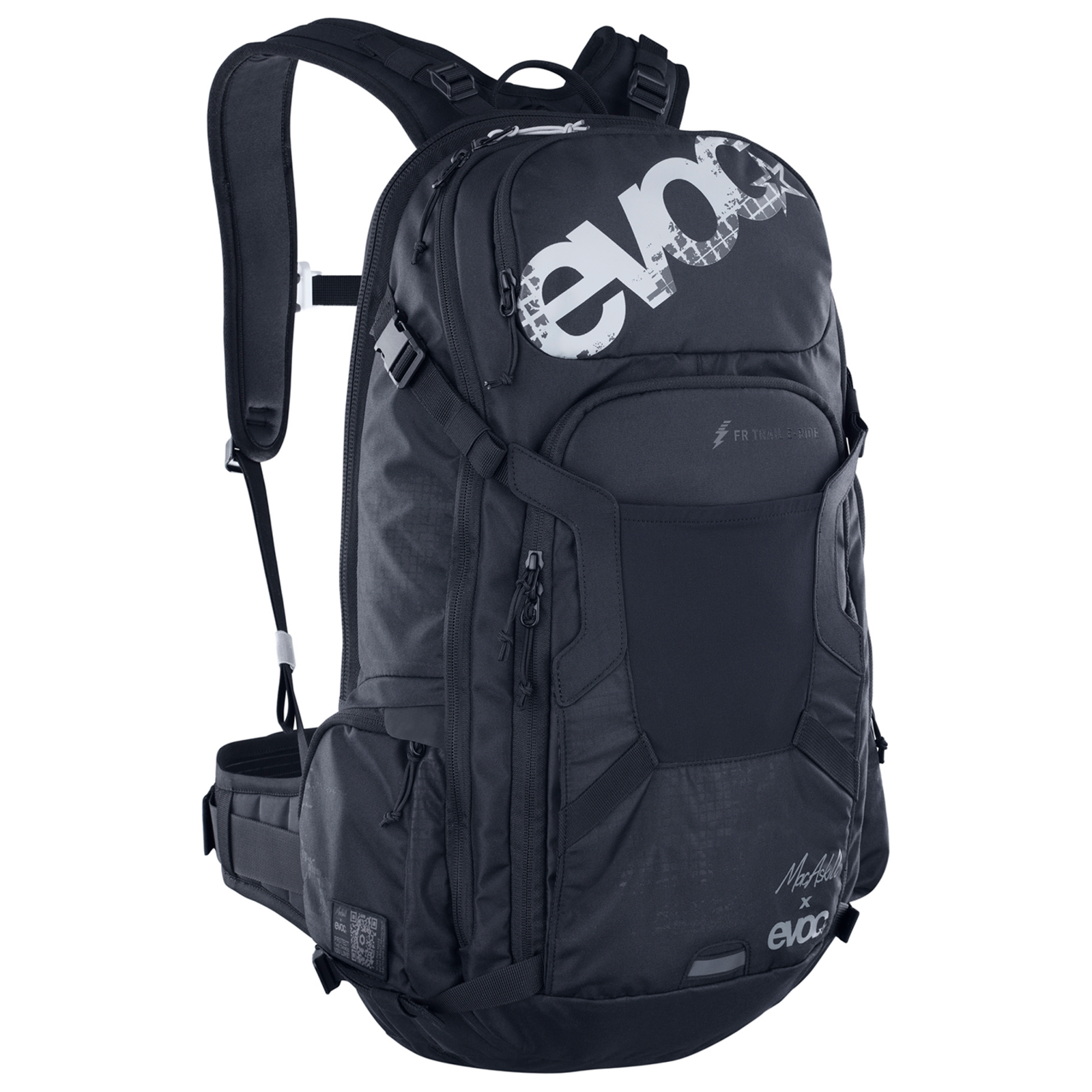 Evoc FR Trail E-Ride 20L MacAskill Protektoren-Rucksack schwarz /  black, Grösse: L/XL