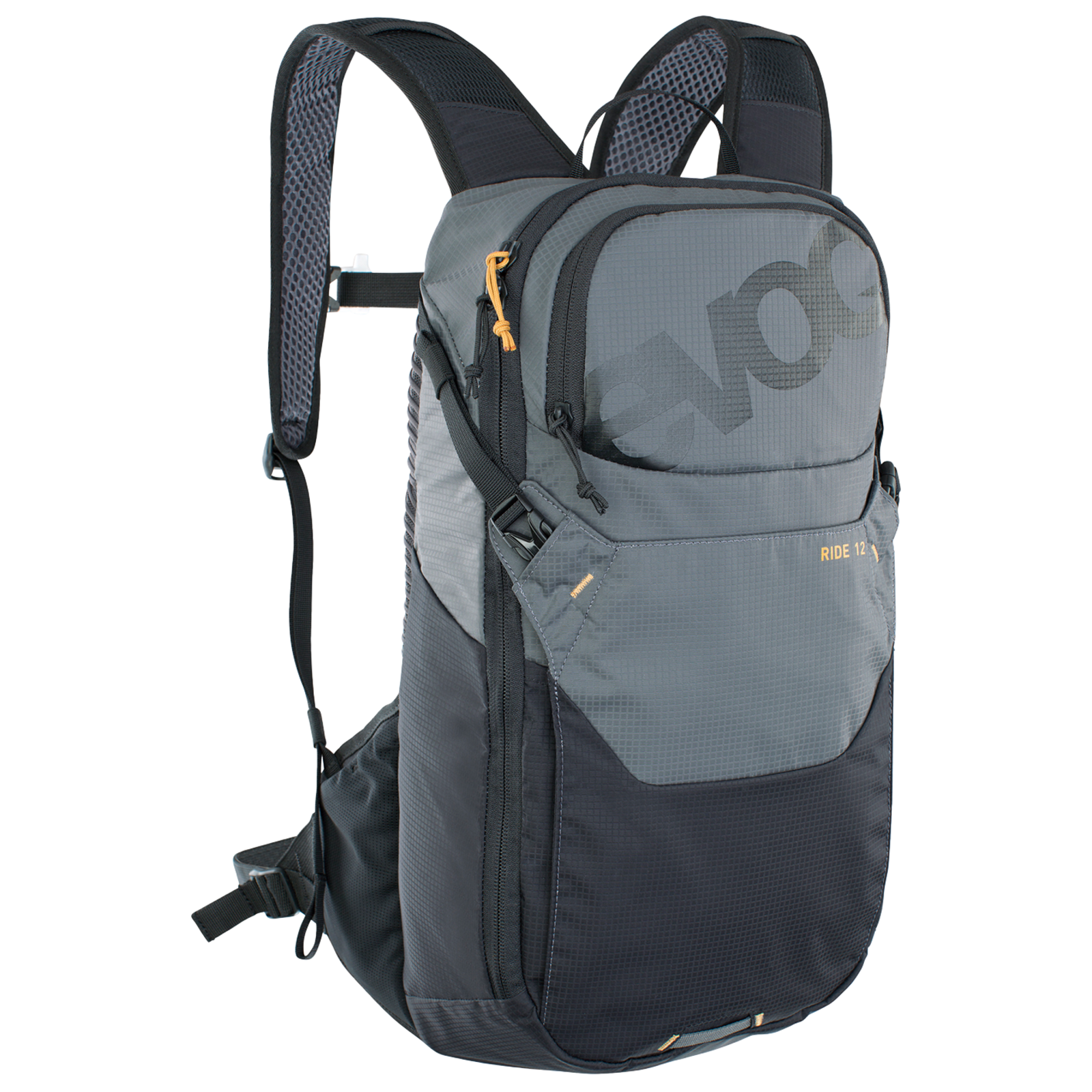 Evoc Ride 12L Fahrradrucksack grau /  carbon grey/black, Grösse: one size