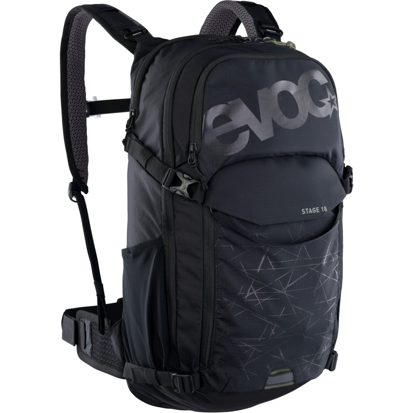 Evoc Stage 18L Fahrradrucksack schwarz /  black, Grösse: one size