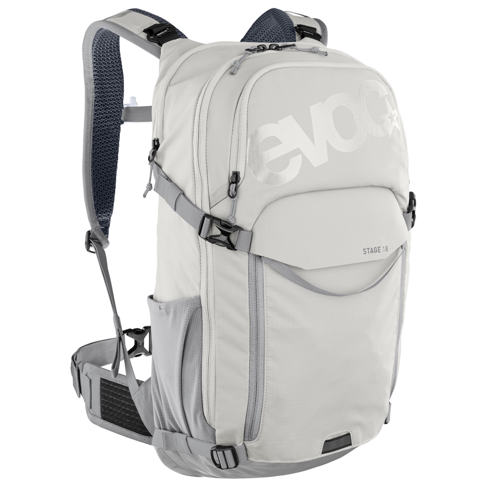 Evoc Stage 18L Fahrradrucksack grau /  sand/stone, Grösse: one size