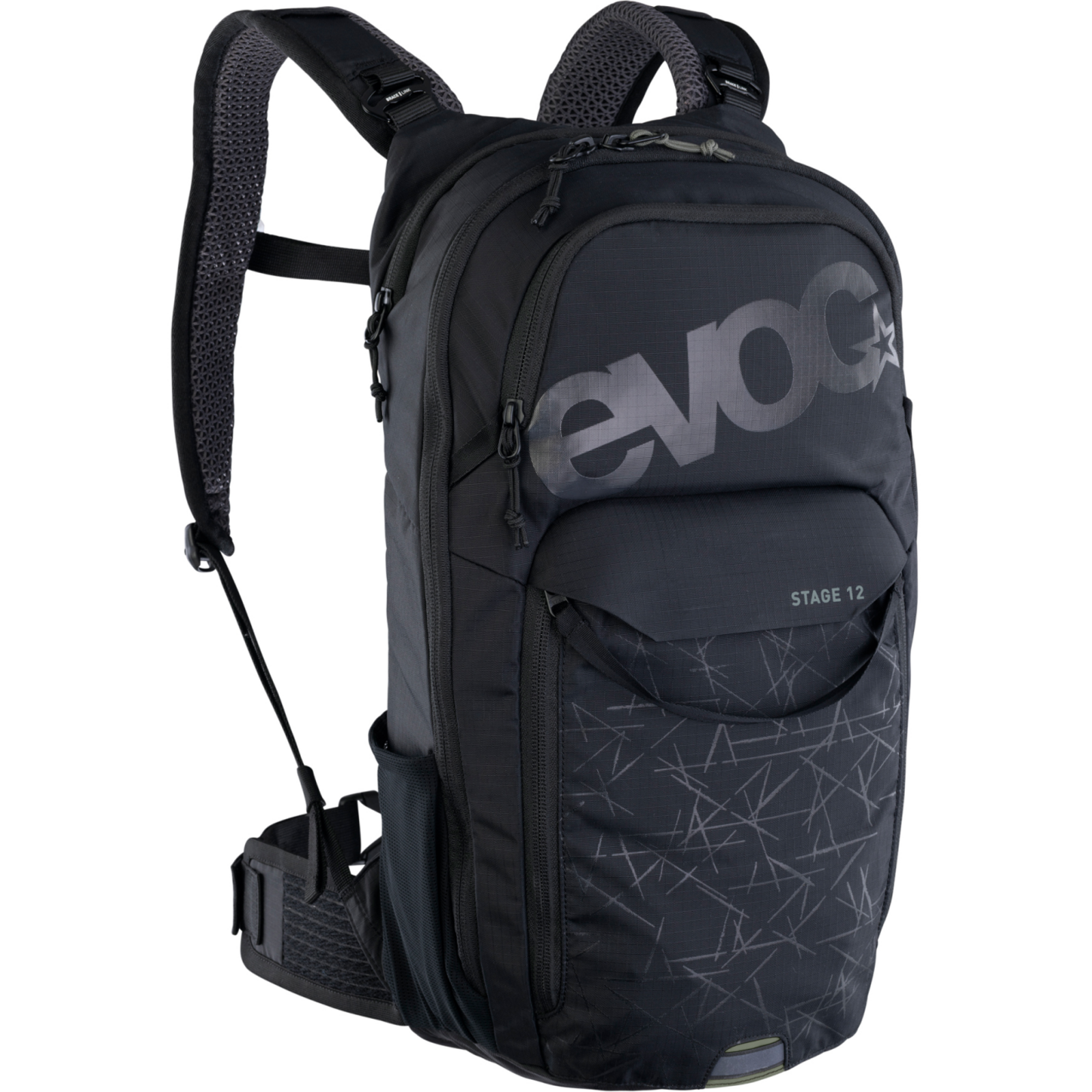 Evoc Stage 12L Fahrradrucksack schwarz /  black, Grösse: one size