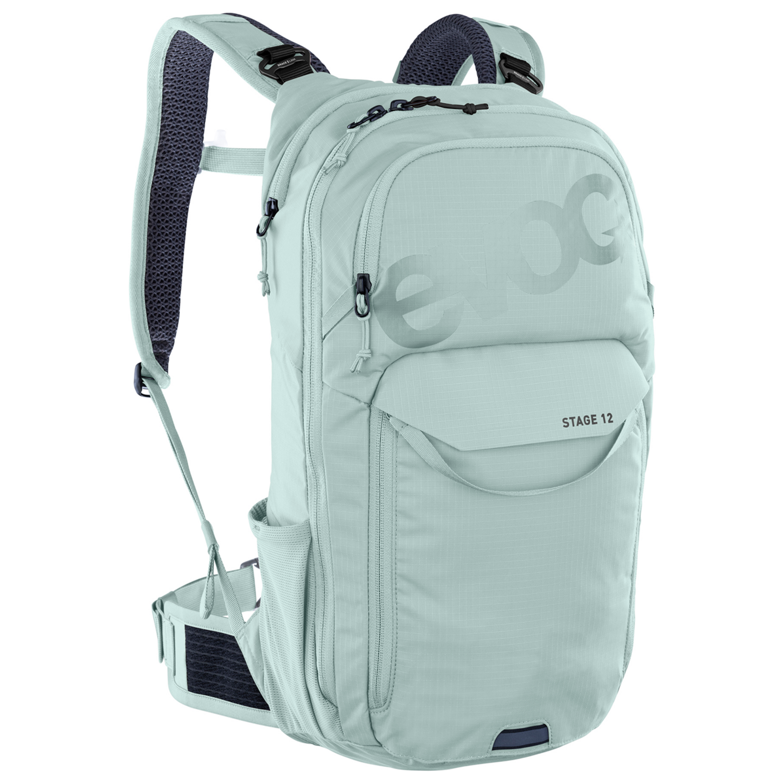 Evoc Stage 12L Fahrradrucksack blau /  mint, Grösse: one size