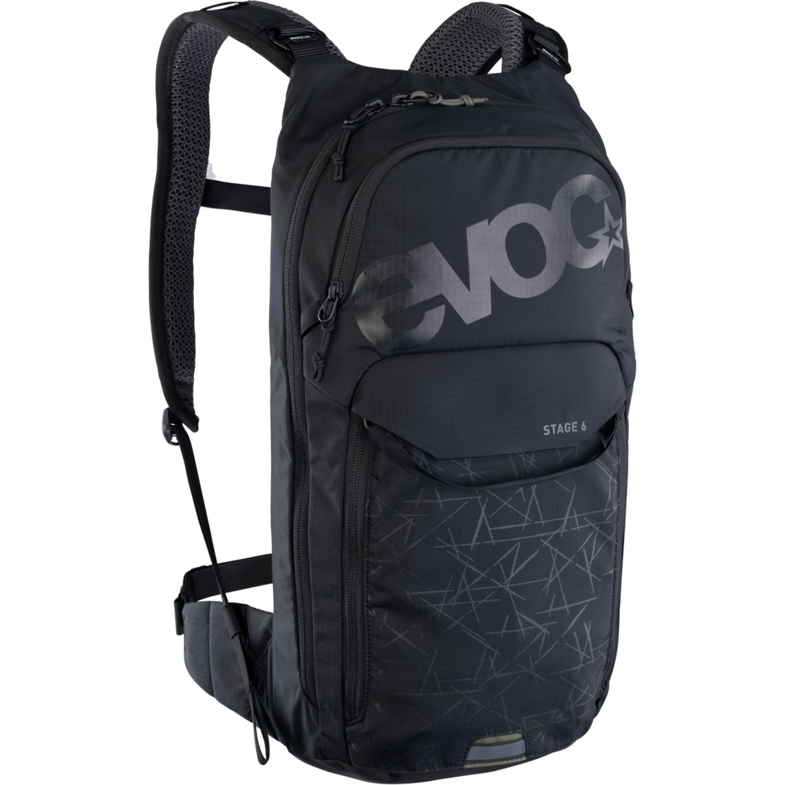 Evoc Stage 6L + 2L Bladder Fahrradrucksack schwarz /  black, Grösse: one size