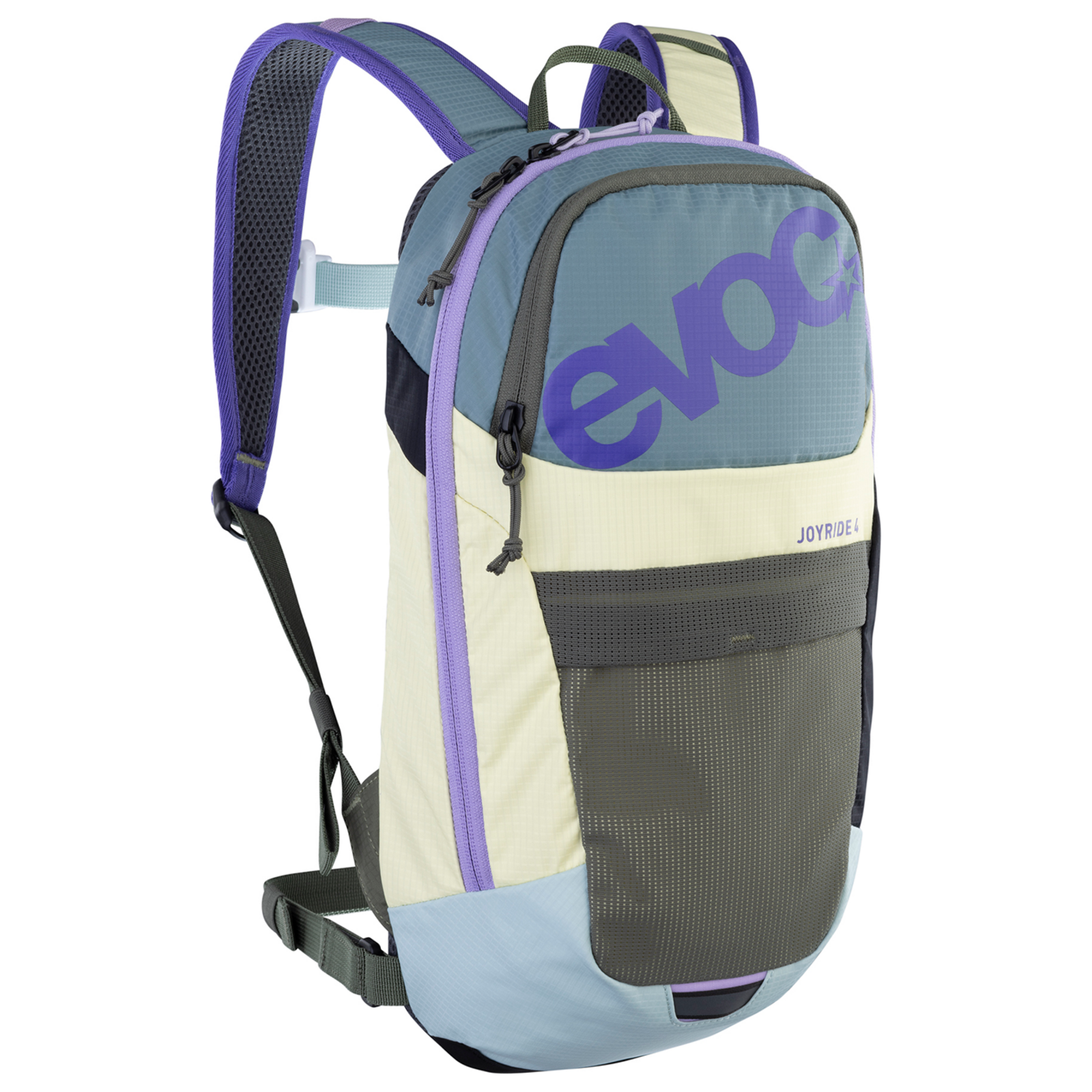 Evoc Joyride 4L Backpack Fahrradrucksack für Kinder mehrfarbig /  steel/lemonade/mint, Grösse: one size