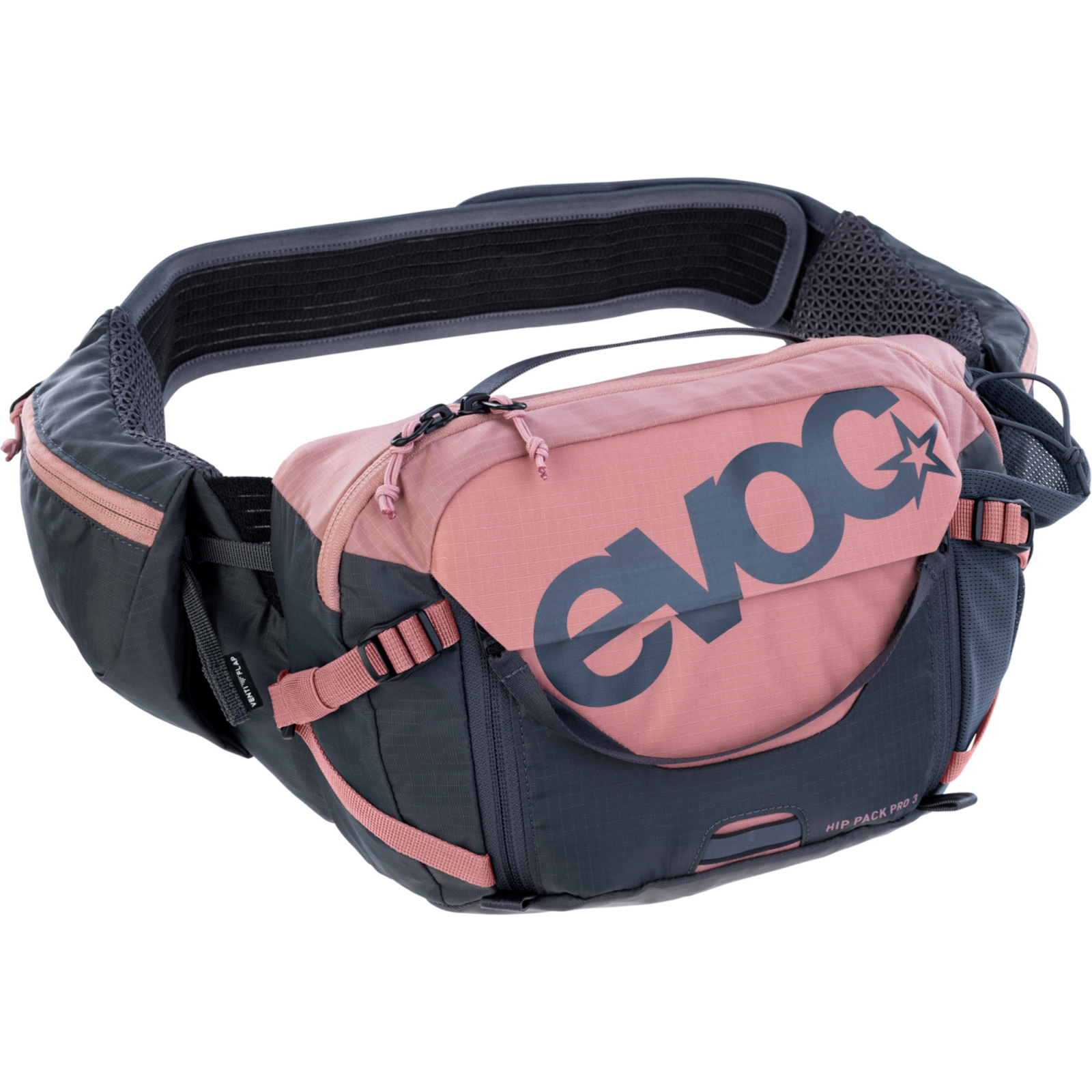 Evoc Hip Pack Pro 3L Hüfttasche mehrfarbig /  dusty pink/carbon grey, Grösse: one size