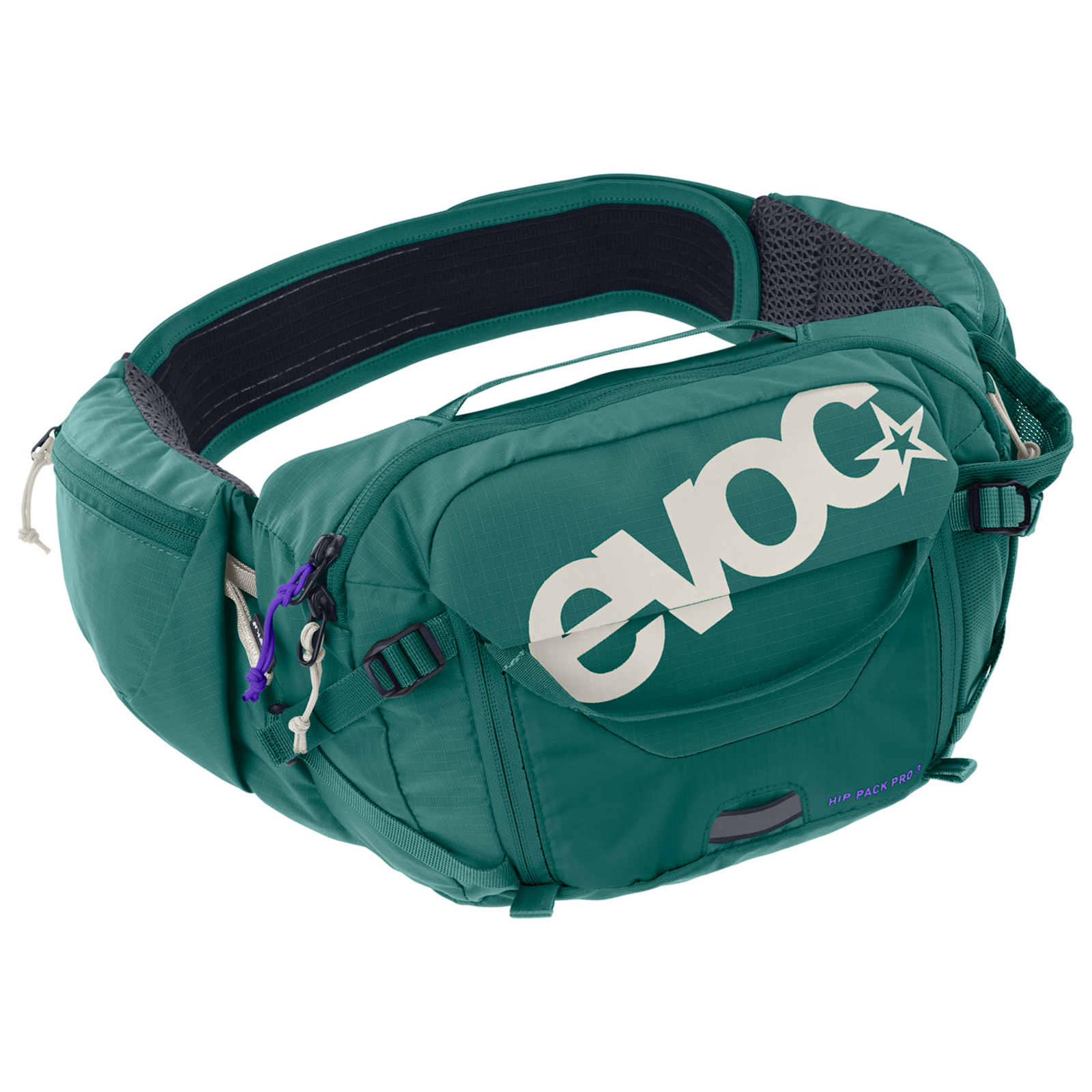 Evoc Hip Pack Pro 3L Hüfttasche grün /  bottle green, Grösse: one size