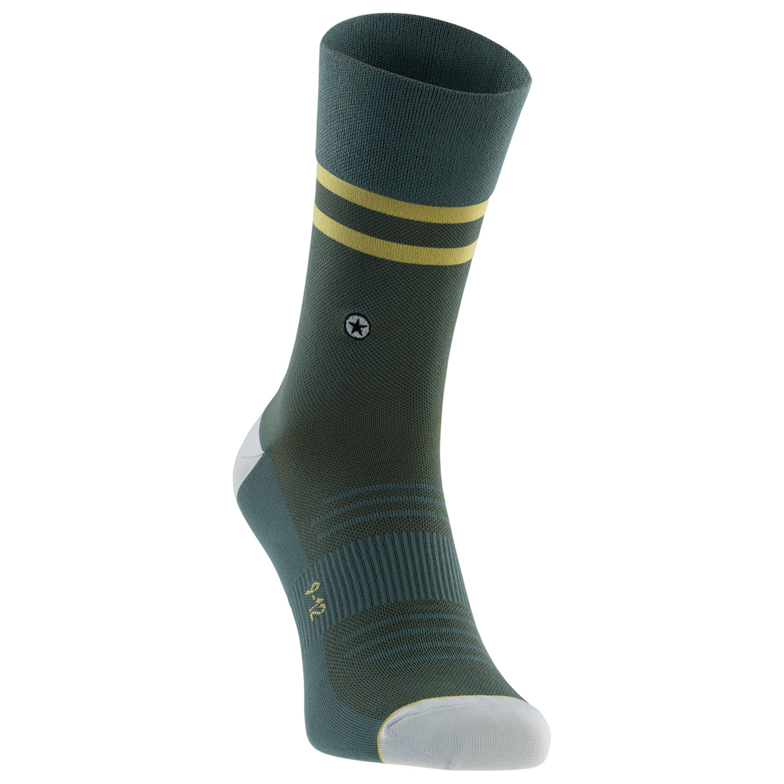 Evoc Sports Socks Socken für Damen und Herren grün /  bottle green, Grösse: S/M