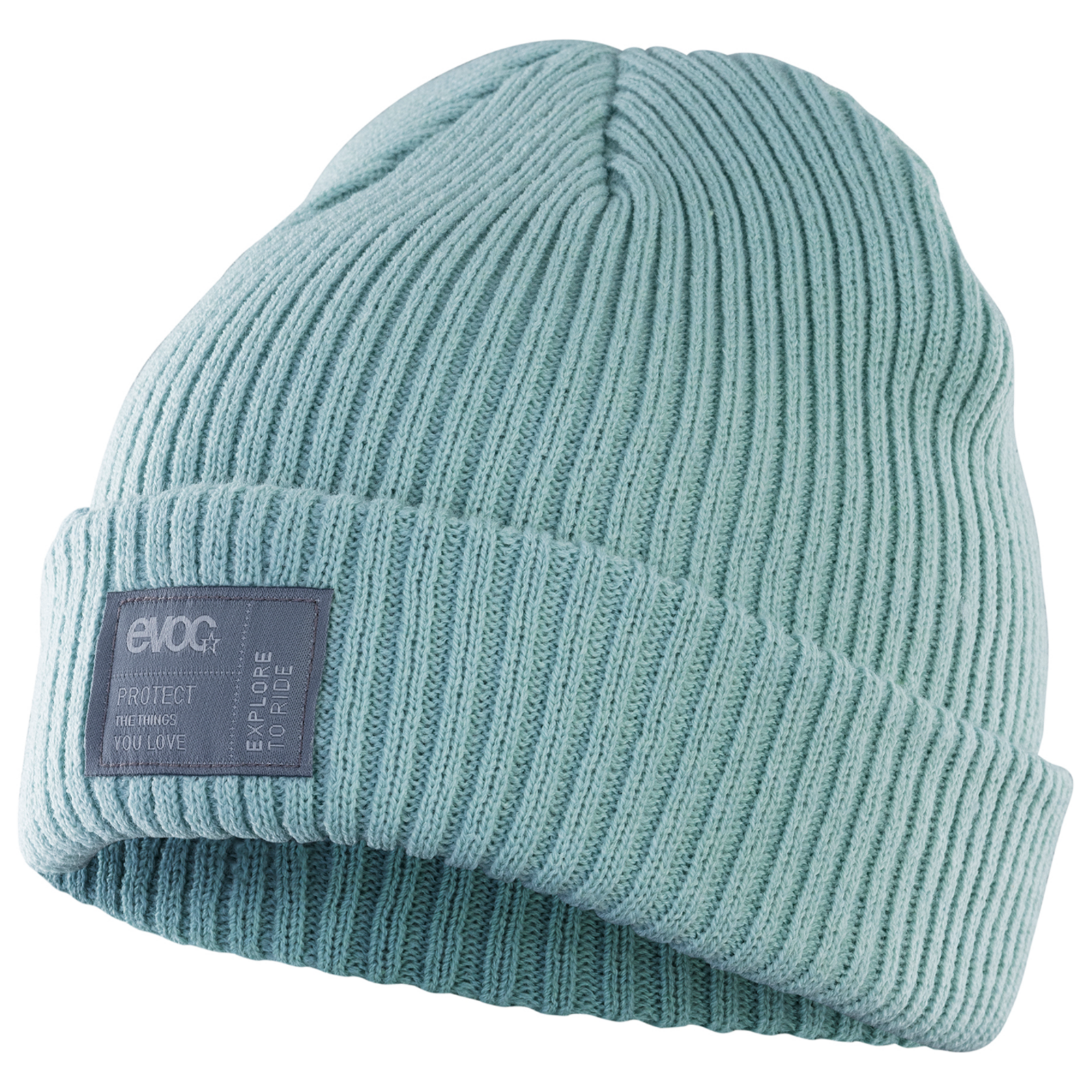 Evoc Fisherman Beanie Mütze für Damen und Herren blau /  mint, Grösse: one size