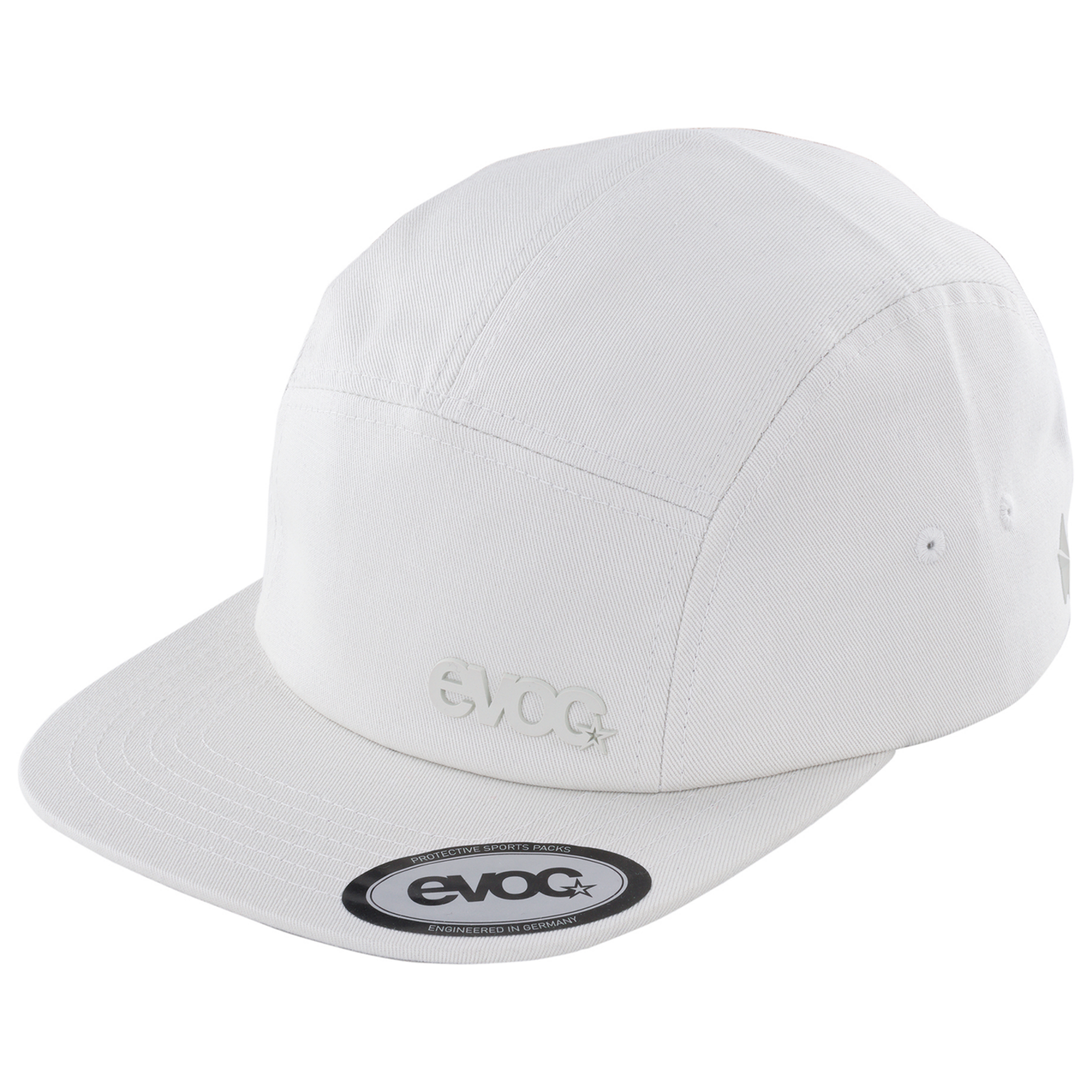 Evoc Fivepanel Cap für Damen und Herren weiss /  sand/stone, Grösse: one size