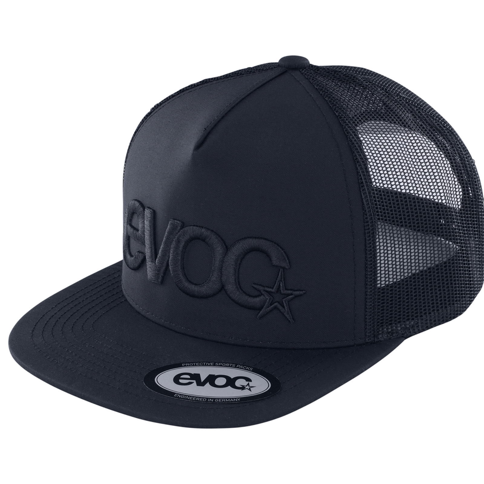 Evoc Trucker Cap Blackline für Damen und Herren schwarz /  black, Grösse: one size