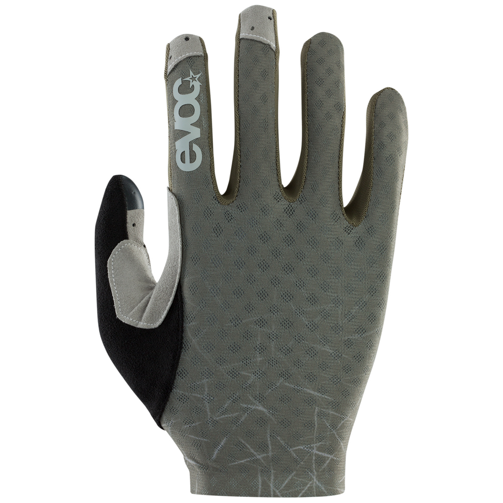 Evoc Lite Touch Glove Bike Handschuhe für Damen und Herren grau /  dark olive, Grösse: XL