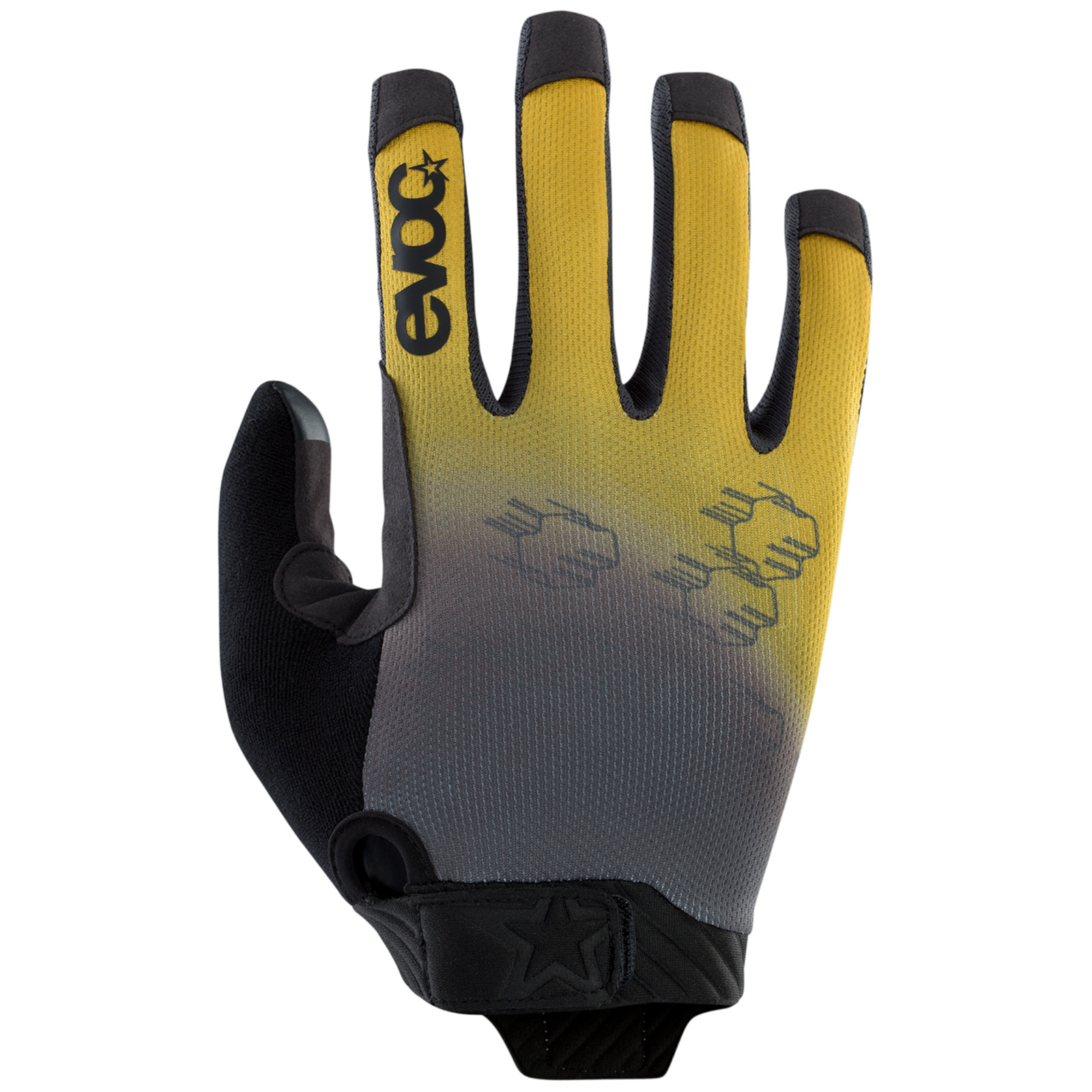 Evoc Enduro Touch Glove Bike Handschuhe für Damen und Herren mehrfarbig /  curry, Grösse: M