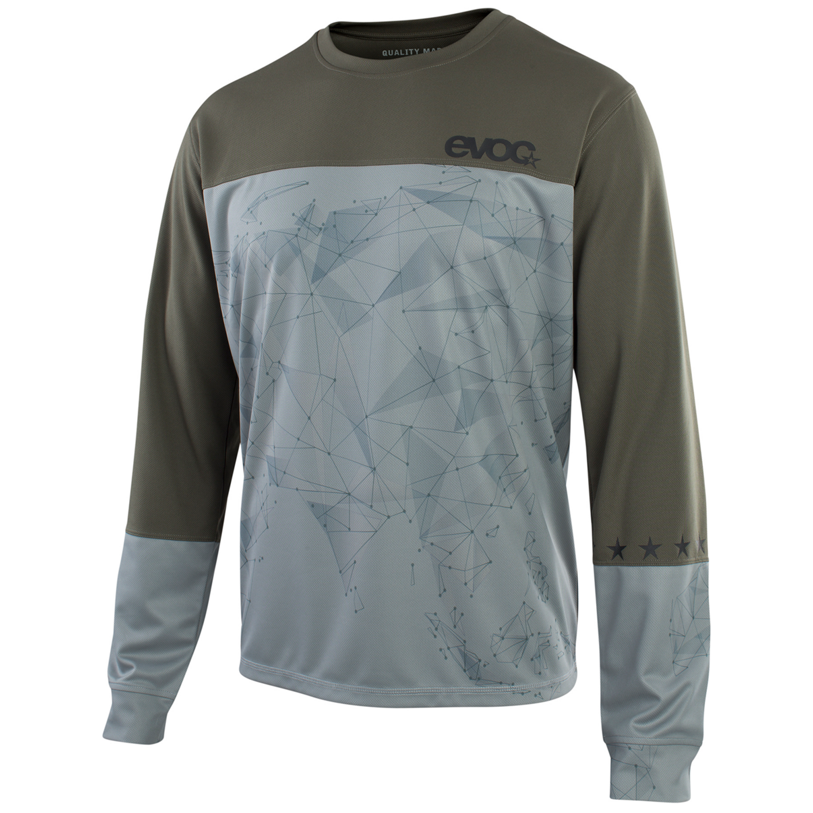 Evoc Long Sleeve Jersey Men Biketrikot für Herren grau /  stone, Grösse: S