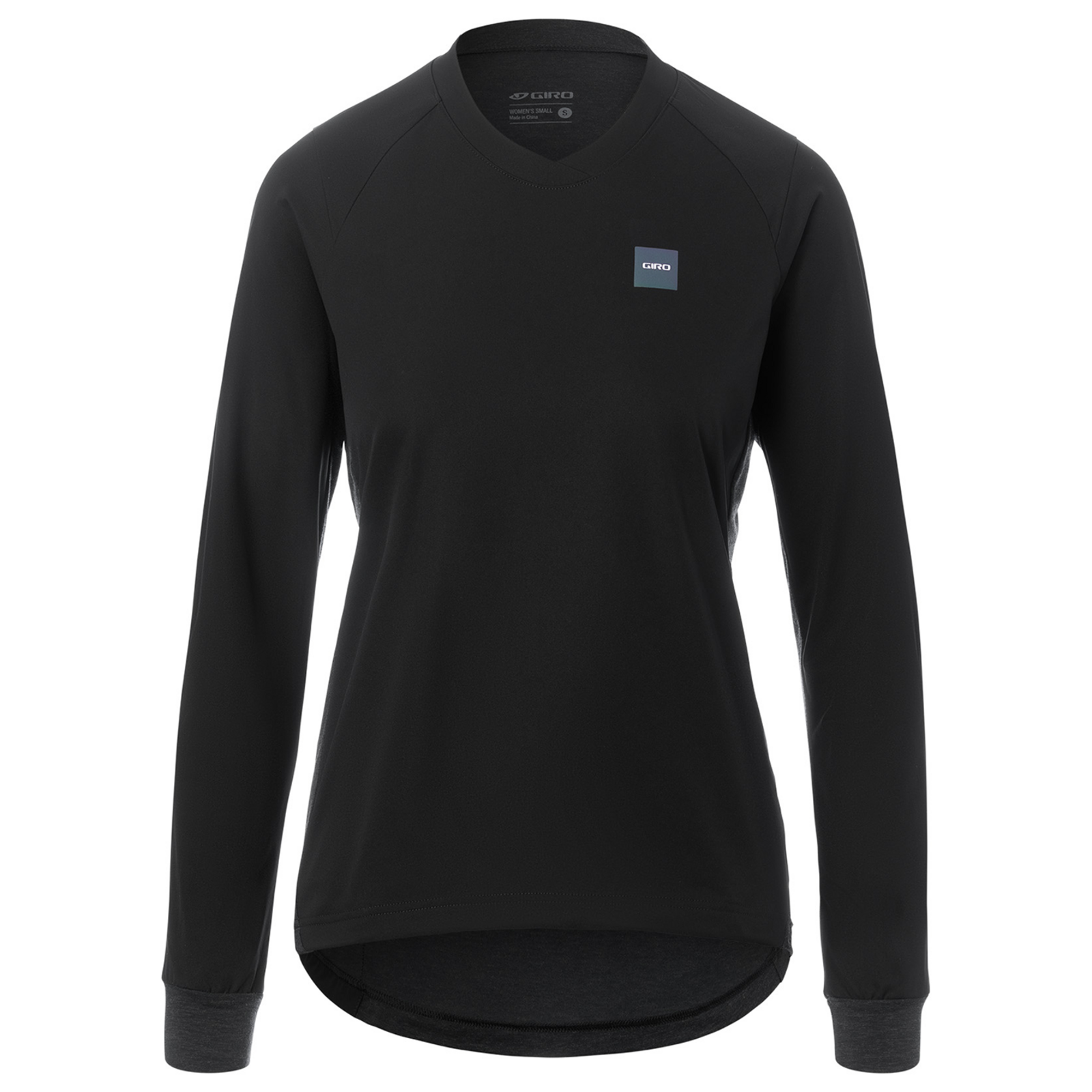 Image of Giro W Roust LS Wind Jersey Damen schwarz, Grösse XS