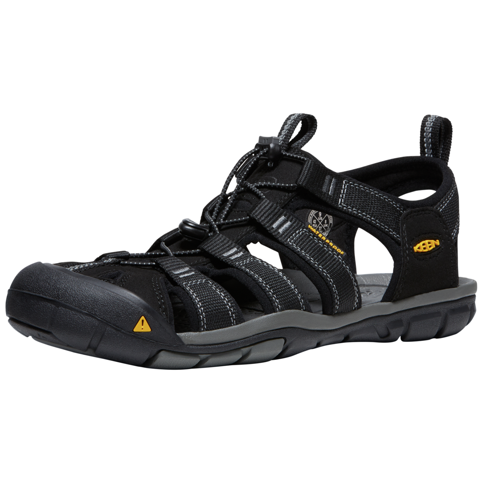 KEEN M Clearwater CNX Trekkingsandalen Herren, schwarz, Grösse: 39.5
