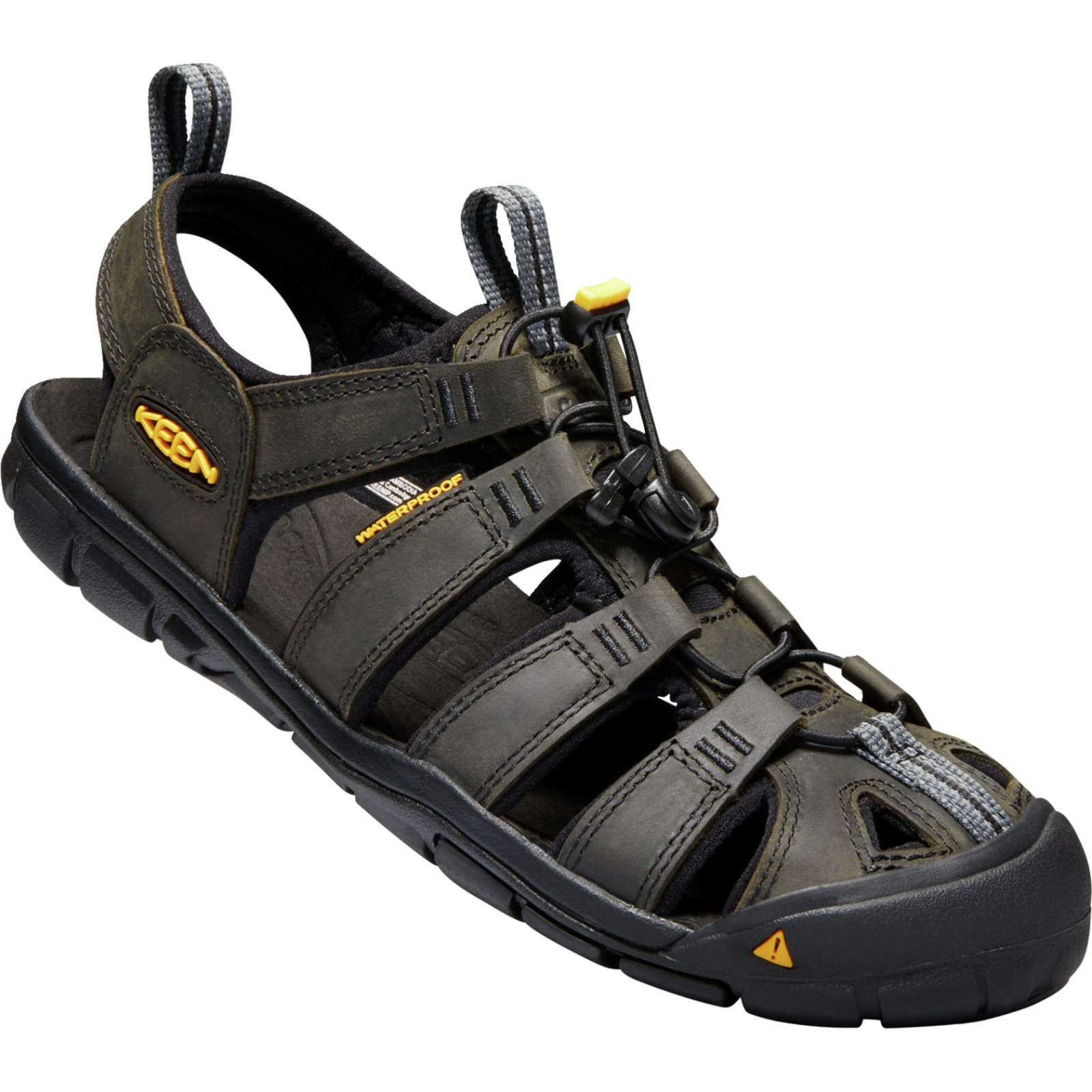 KEEN M Clearwater CNX Leather Trekkingsandalen Herren, braun, Grösse: 39.5
