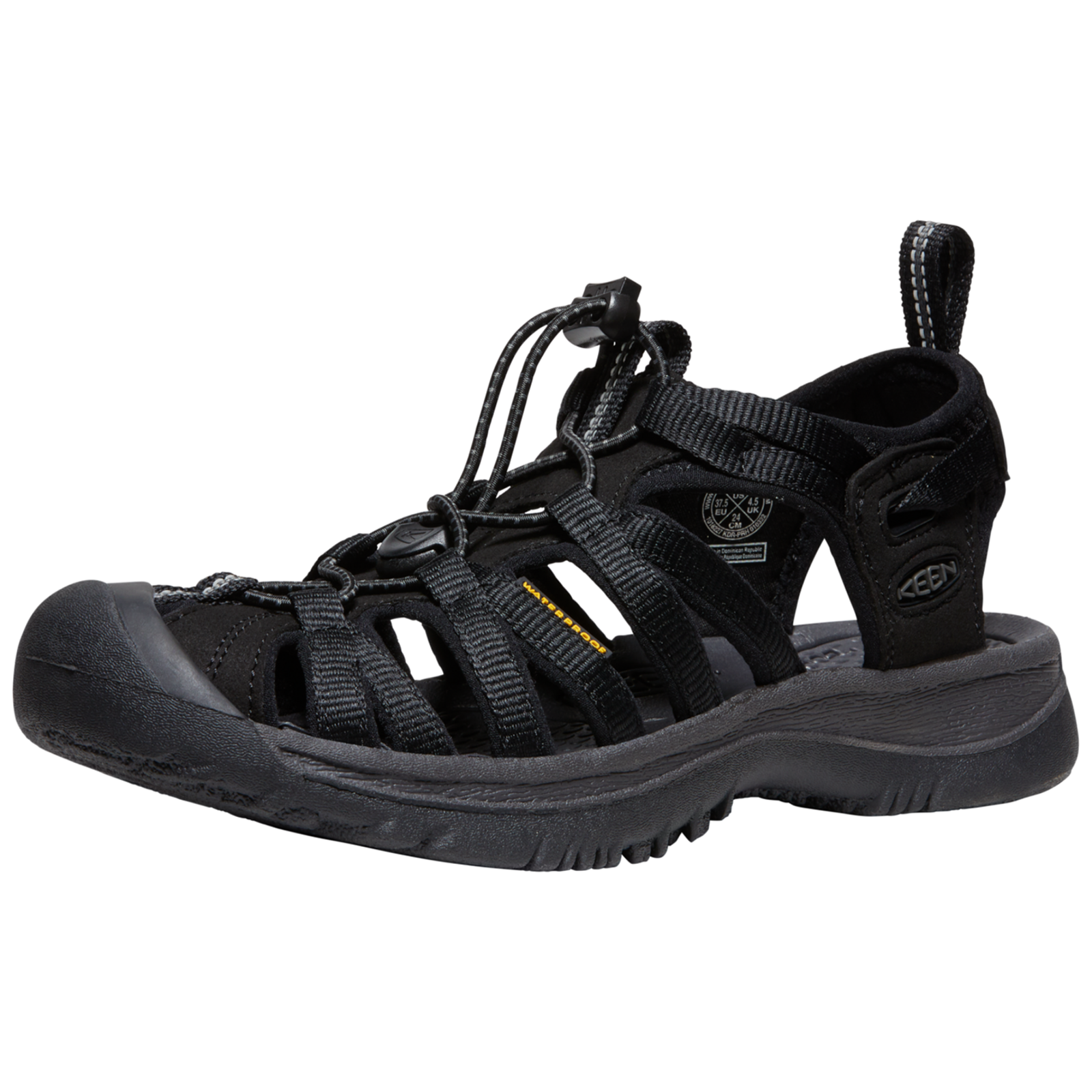 Image of KEEN W Whisper Trekkingsandalen Damen, schwarz, Grösse: 35