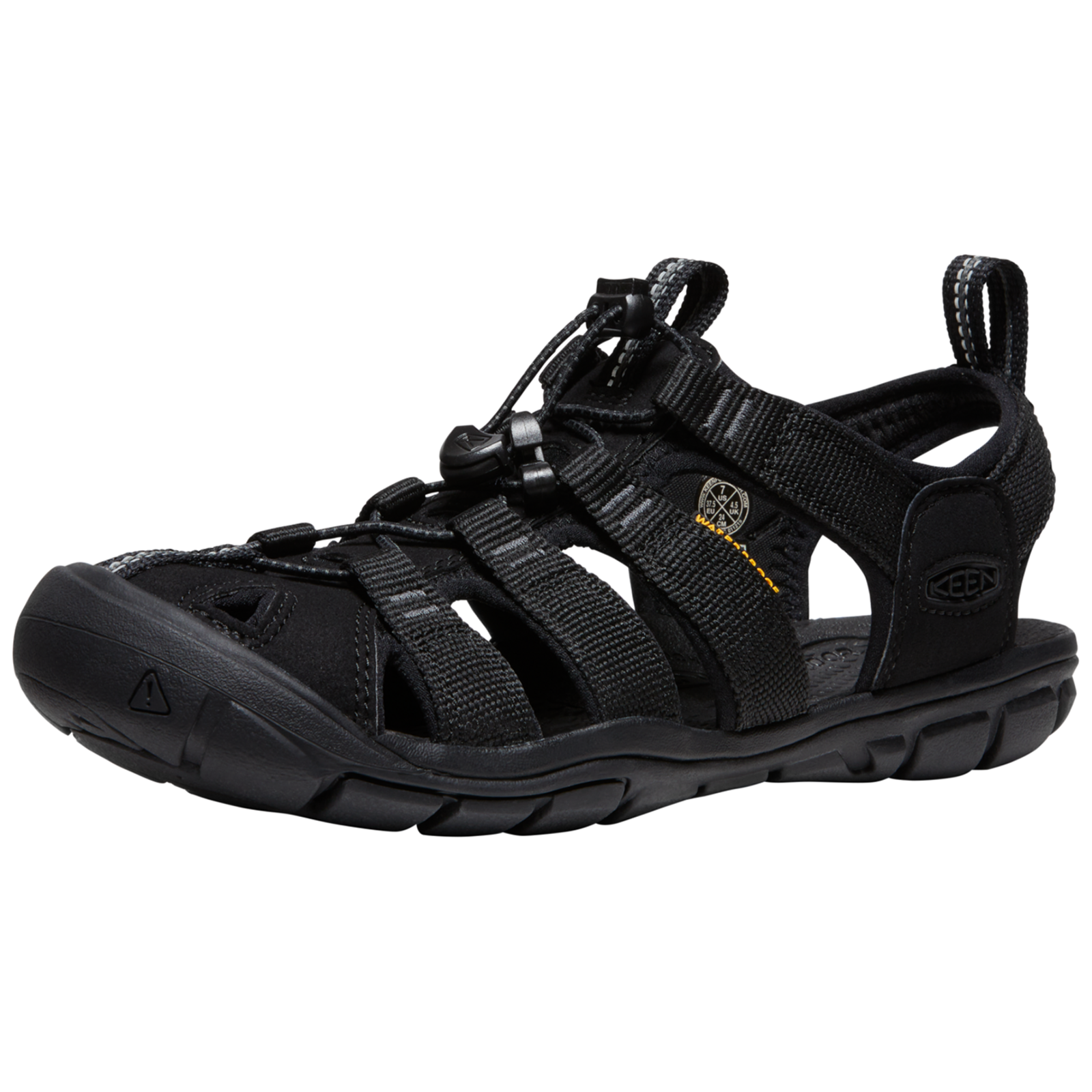 KEEN W Clearwater CNX Trekkingsandalen Damen, schwarz, Grösse: 35.5
