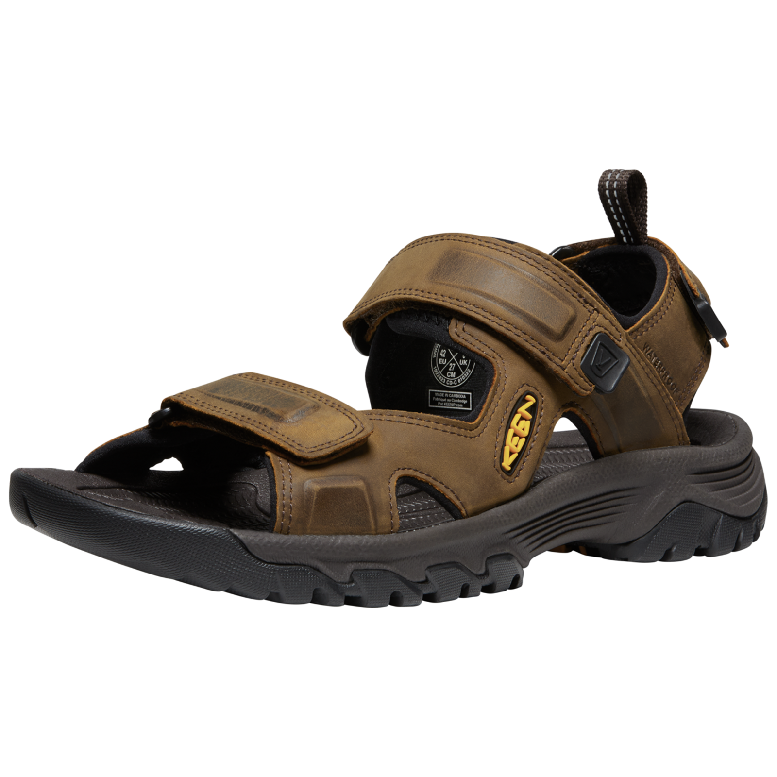 KEEN M Targhee III Open Toe Sandal Trekkingsandalen Herren, braun, Grösse: 39.5