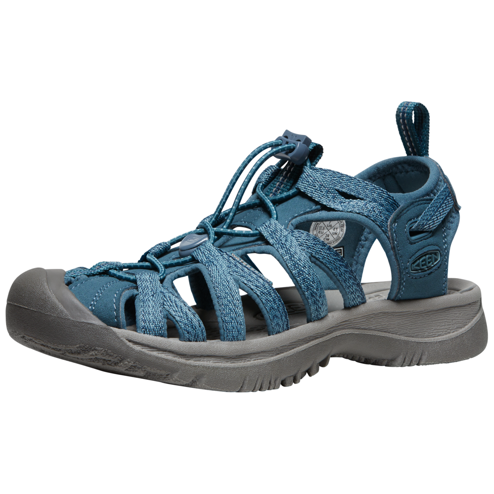 KEEN W Whisper Trekkingsandalen Damen, blau, Grösse: 35.5