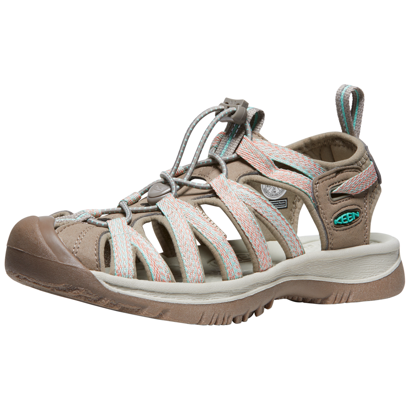KEEN W Whisper Trekkingsandalen Damen, beige, Grösse: 36