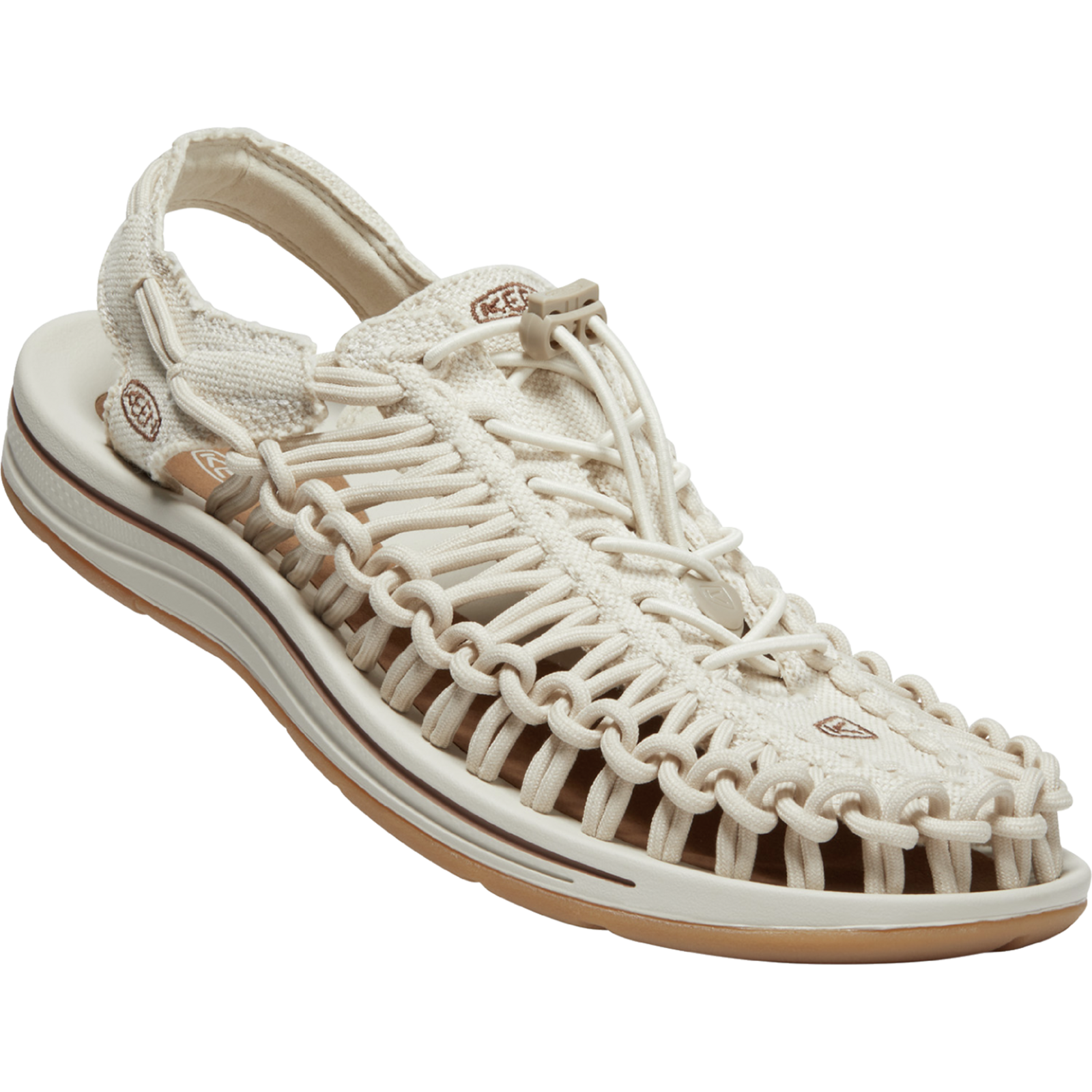 KEEN M Uneek Canvas Freizeitsandalen Herren, beige, Grösse: 40.5