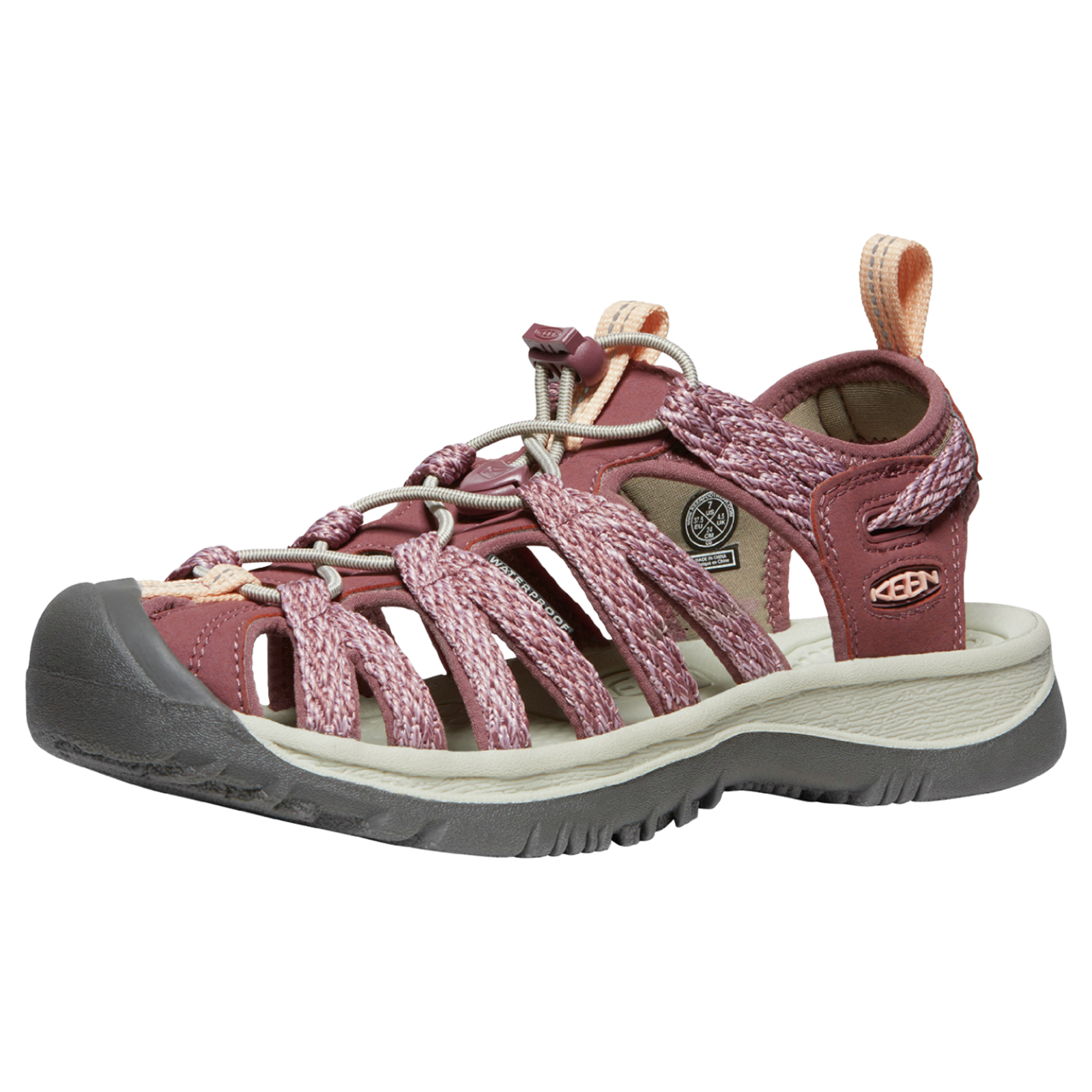 KEEN W Whisper Trekkingsandalen Damen, pink, Grösse: 36