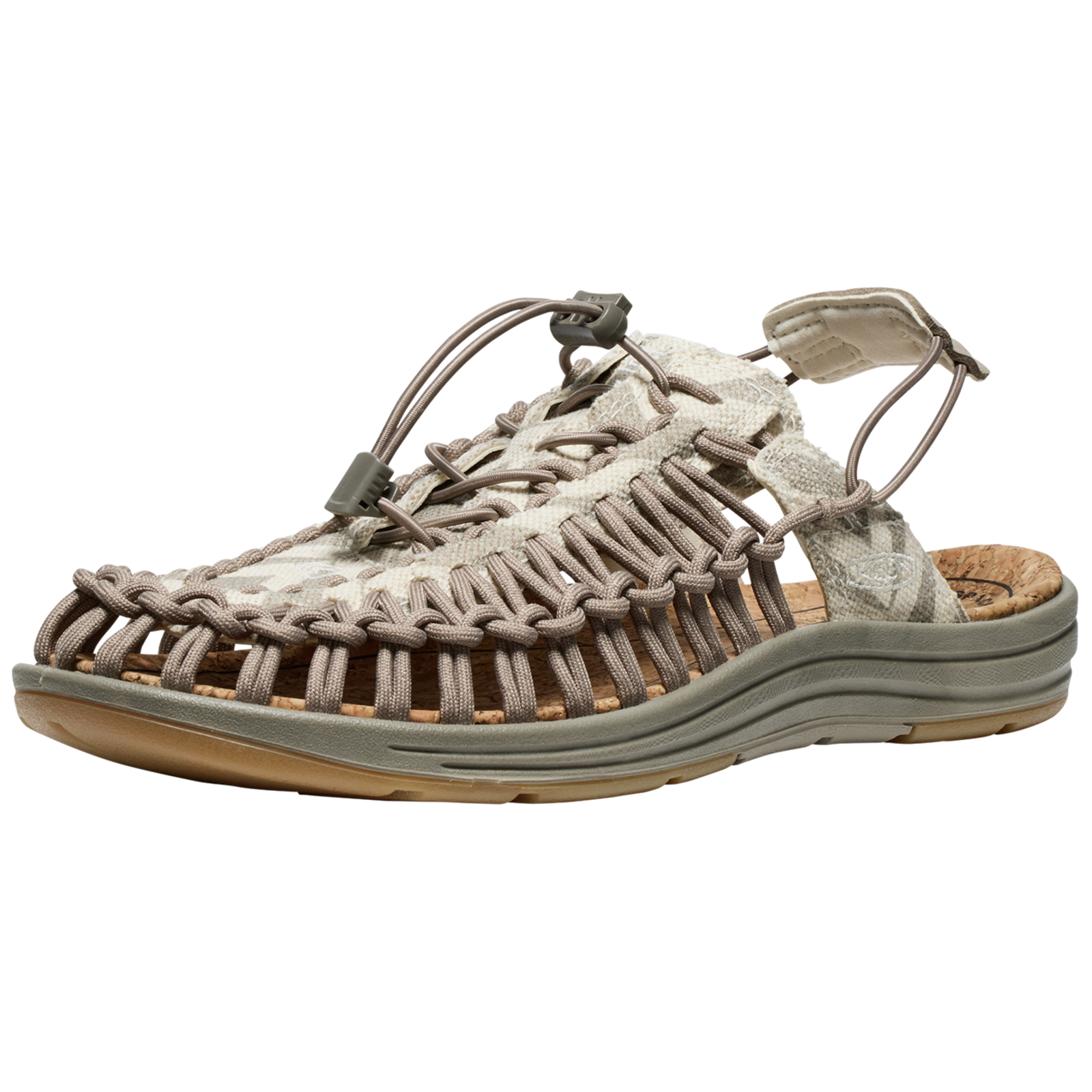 KEEN A Uneek II Convertible Canvas Freizeitsandalen HerrenUnisexDamen, beige, Grösse: 37.5