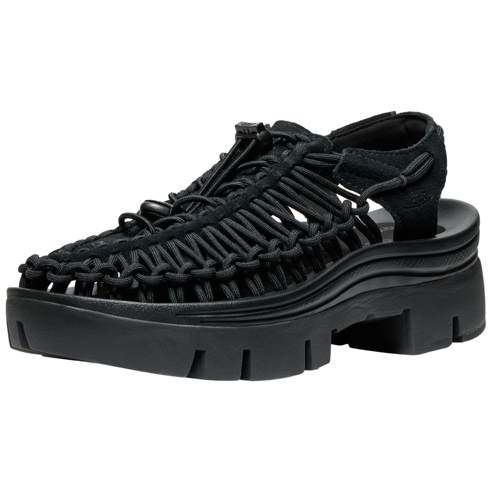 KEEN A Uneek PLT Freizeitsandalen HerrenUnisexDamen, schwarz, Grösse: 43
