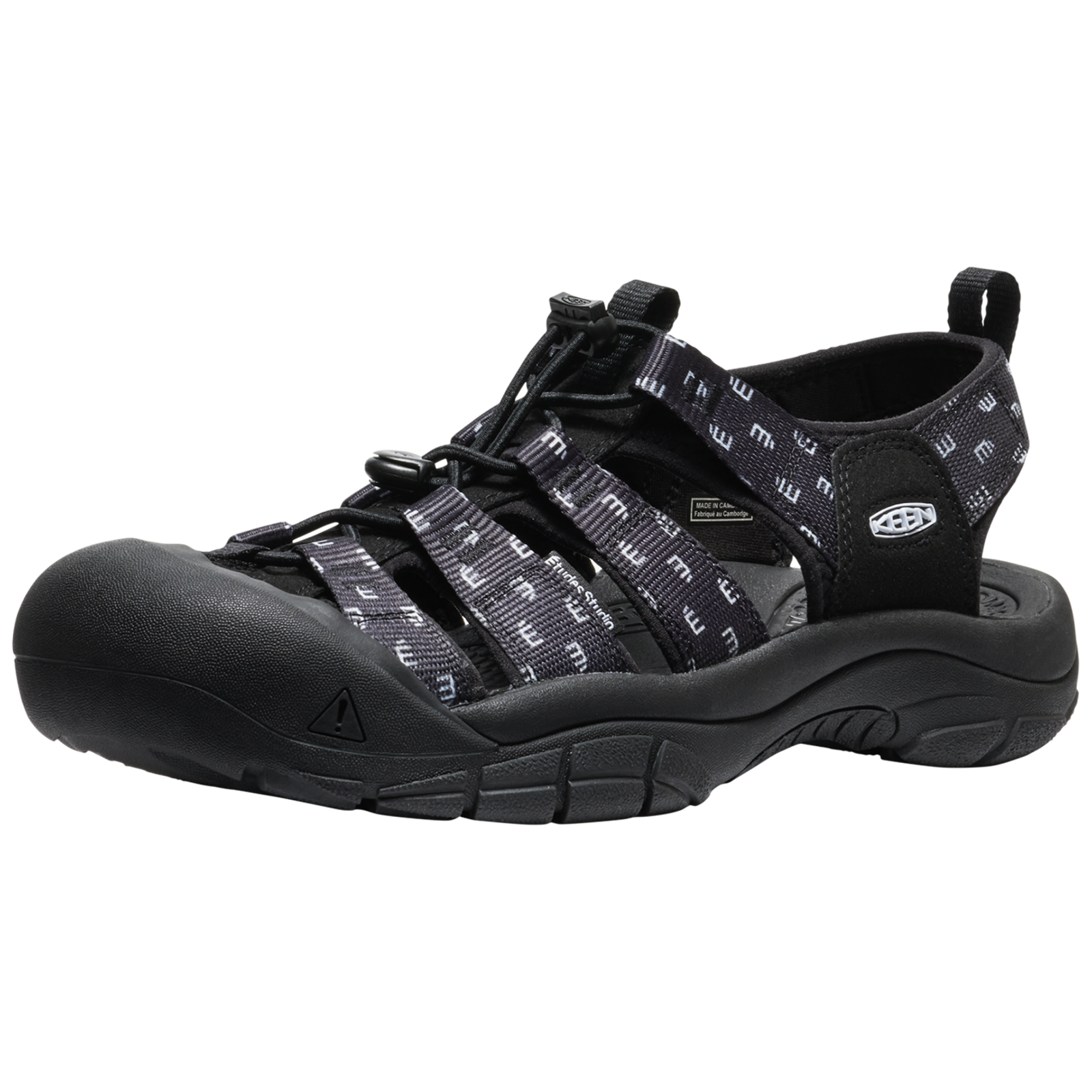 KEEN M Newport Retro x Études Trekkingsandalen Herren, schwarz, Grösse: 41