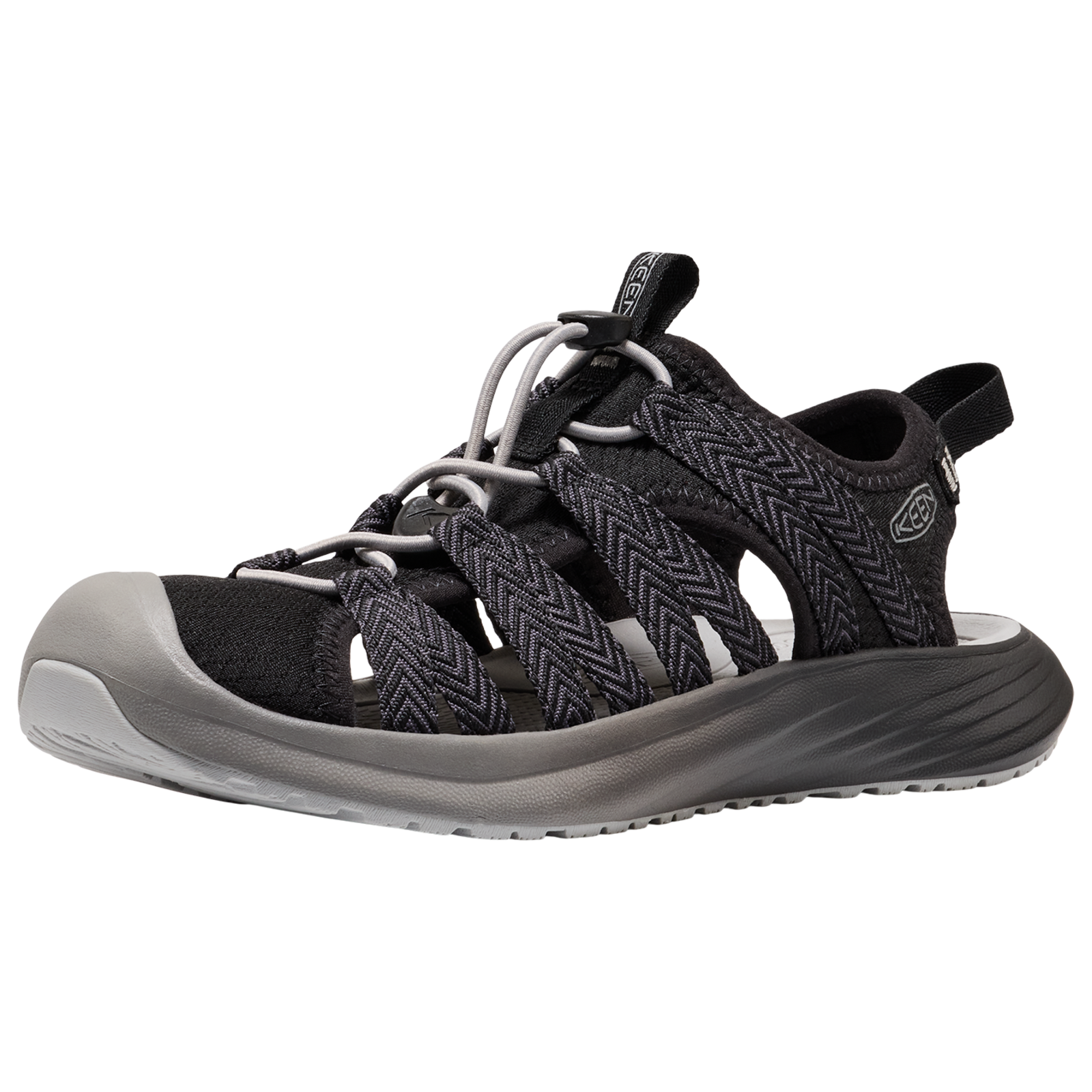 KEEN W Whisper Lite Trekkingsandalen Damen, schwarz, Grösse: 42