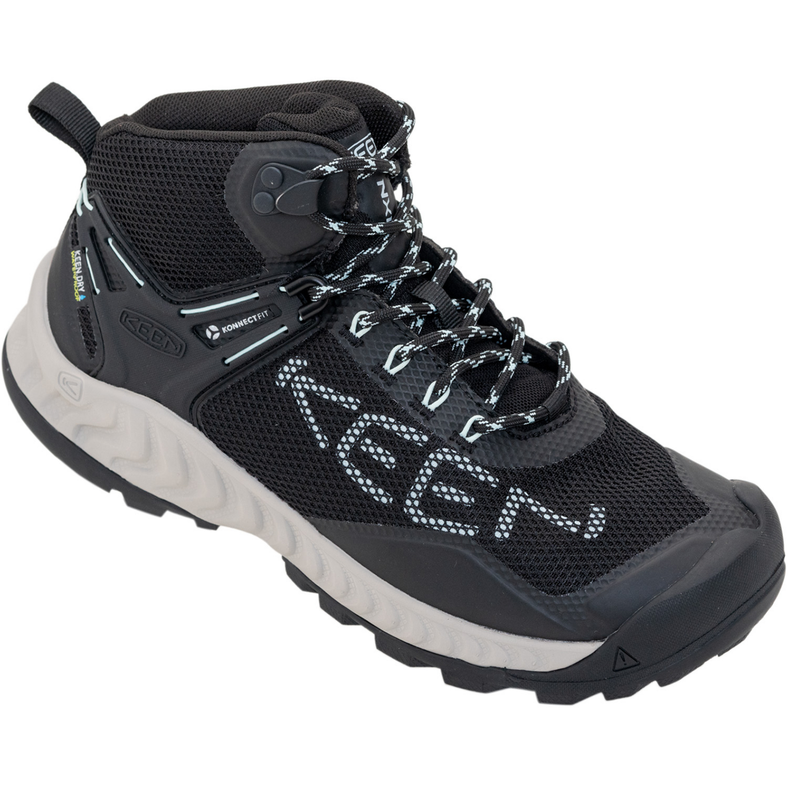 KEEN W Nxis Evo Mid WP Wander-/Trekkingschuhe halbhoch Damen, schwarz, Grösse: 37