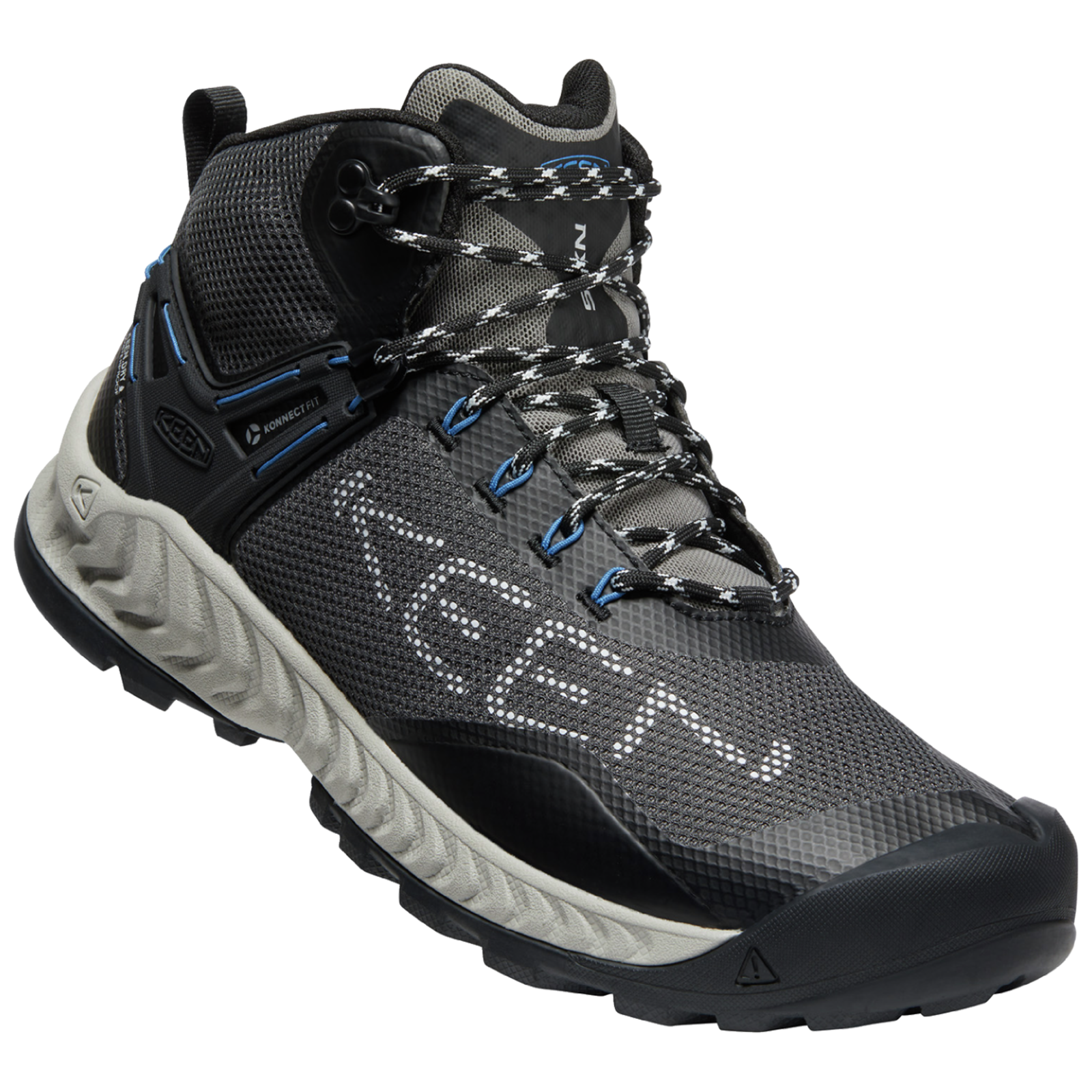Image of KEEN M Nxis Evo Mid WP Wander-/Trekkingschuhe halbhoch Herren, grau, Grösse: 39.5