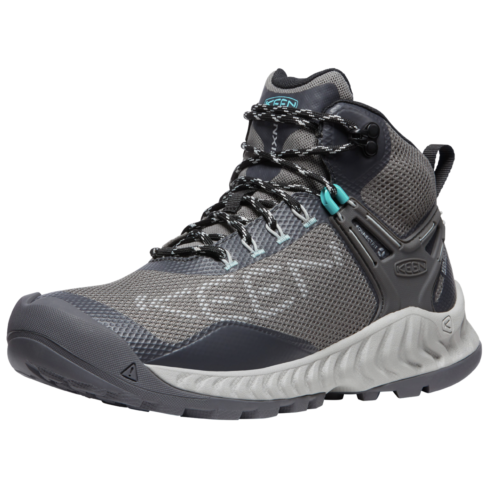 KEEN W Nxis Evo Mid WP Wander-/Trekkingschuhe halbhoch Damen, grau, Grösse: 39.5