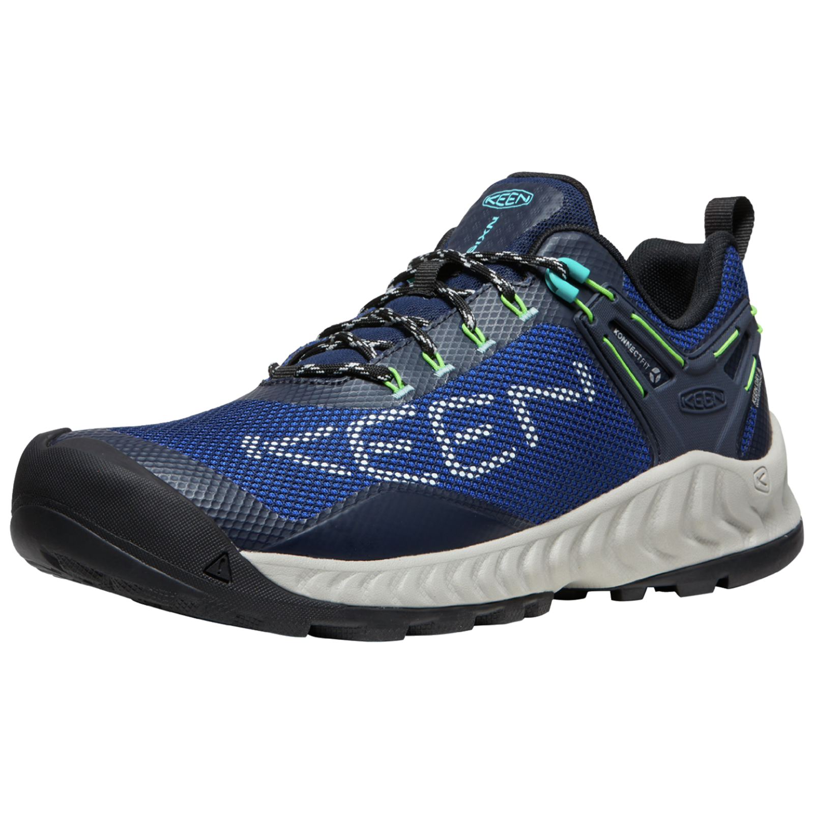 Image of KEEN M Nxis Evo WP Wander-/Trekkingschuhe tief Herren, blau, Grösse: 39.5