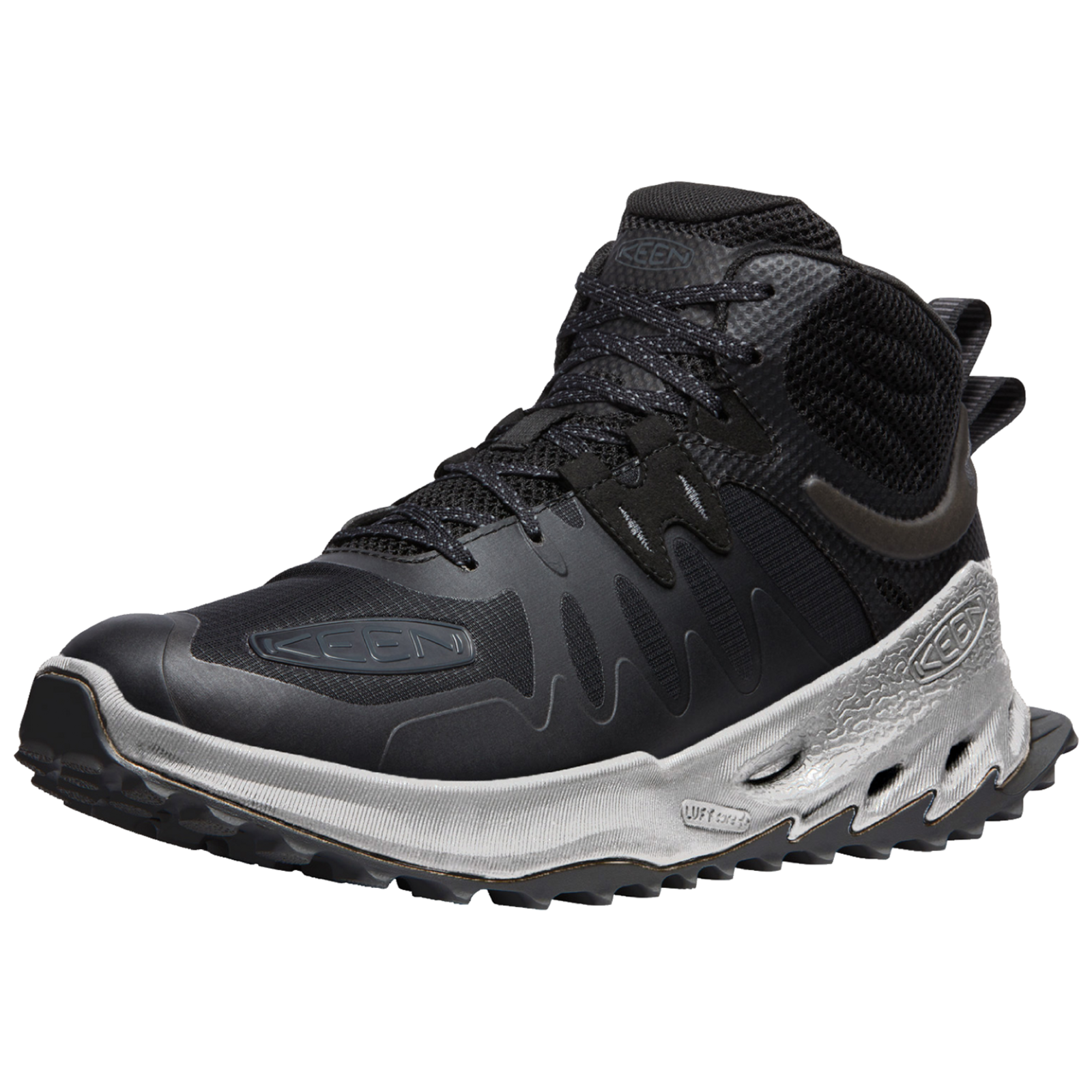 KEEN M Zionic Mid WP Wander-/Trekkingschuhe halbhoch Herren, schwarz, Grösse: 40
