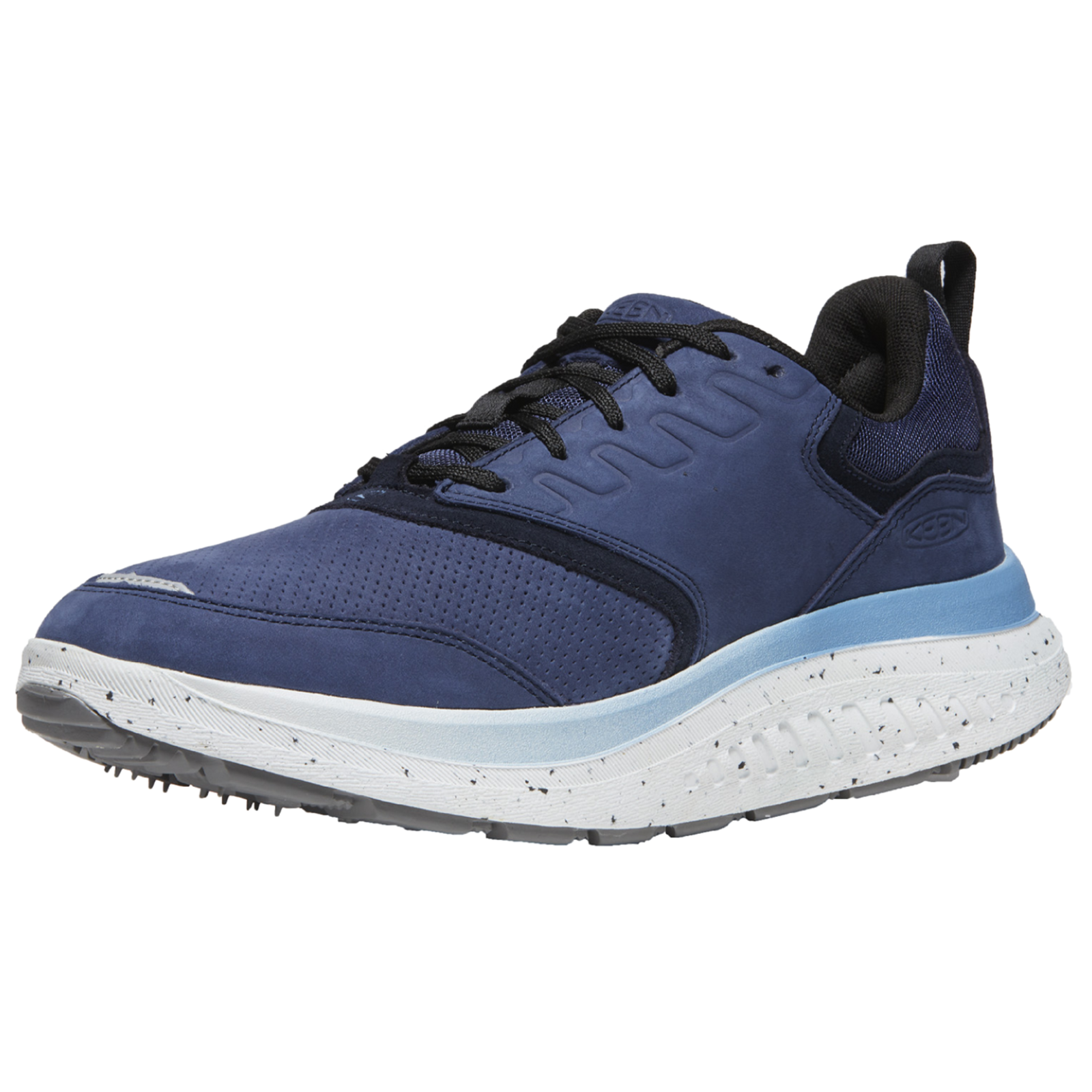 KEEN M WK400 Leather Walkingschuhe Herren, blau, Grösse: 40.5