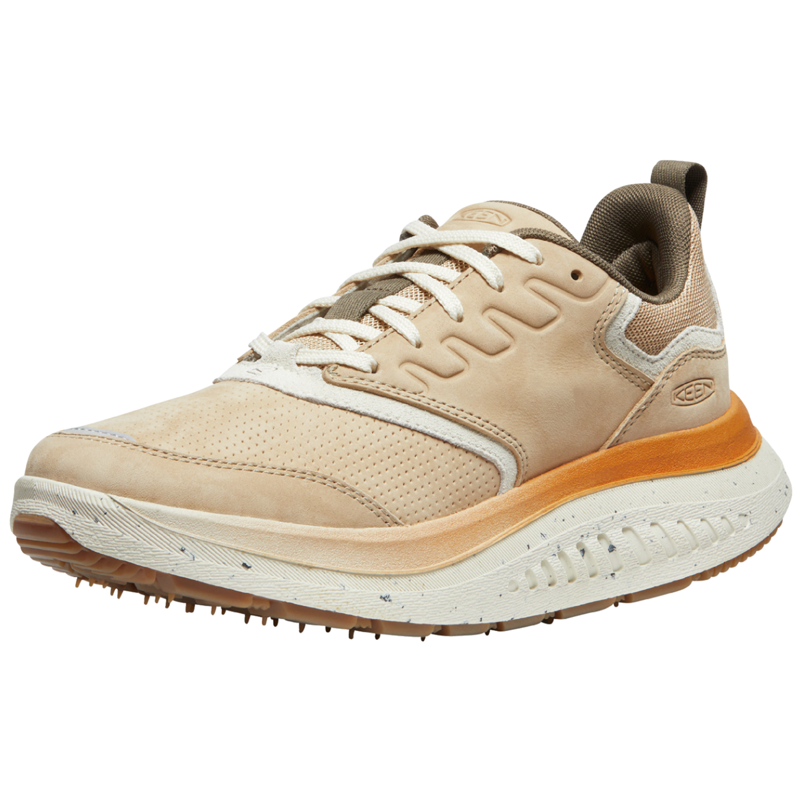 KEEN W WK400 Leather Walkingschuhe Damen, beige, Grösse: 40