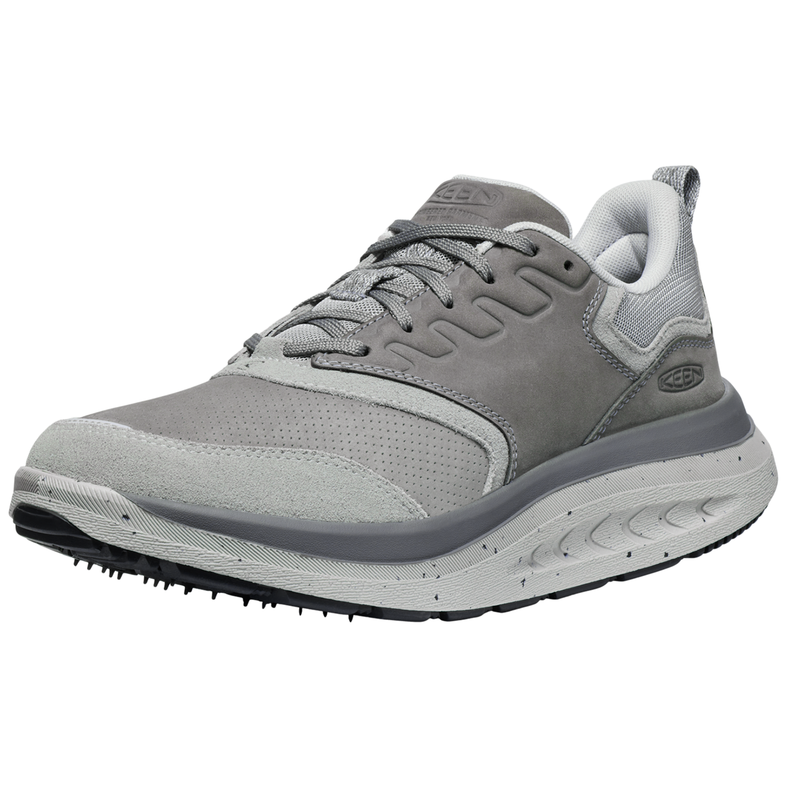 KEEN M WK 400 Leather Walkingschuhe Herren, grau, Grösse: 40.5