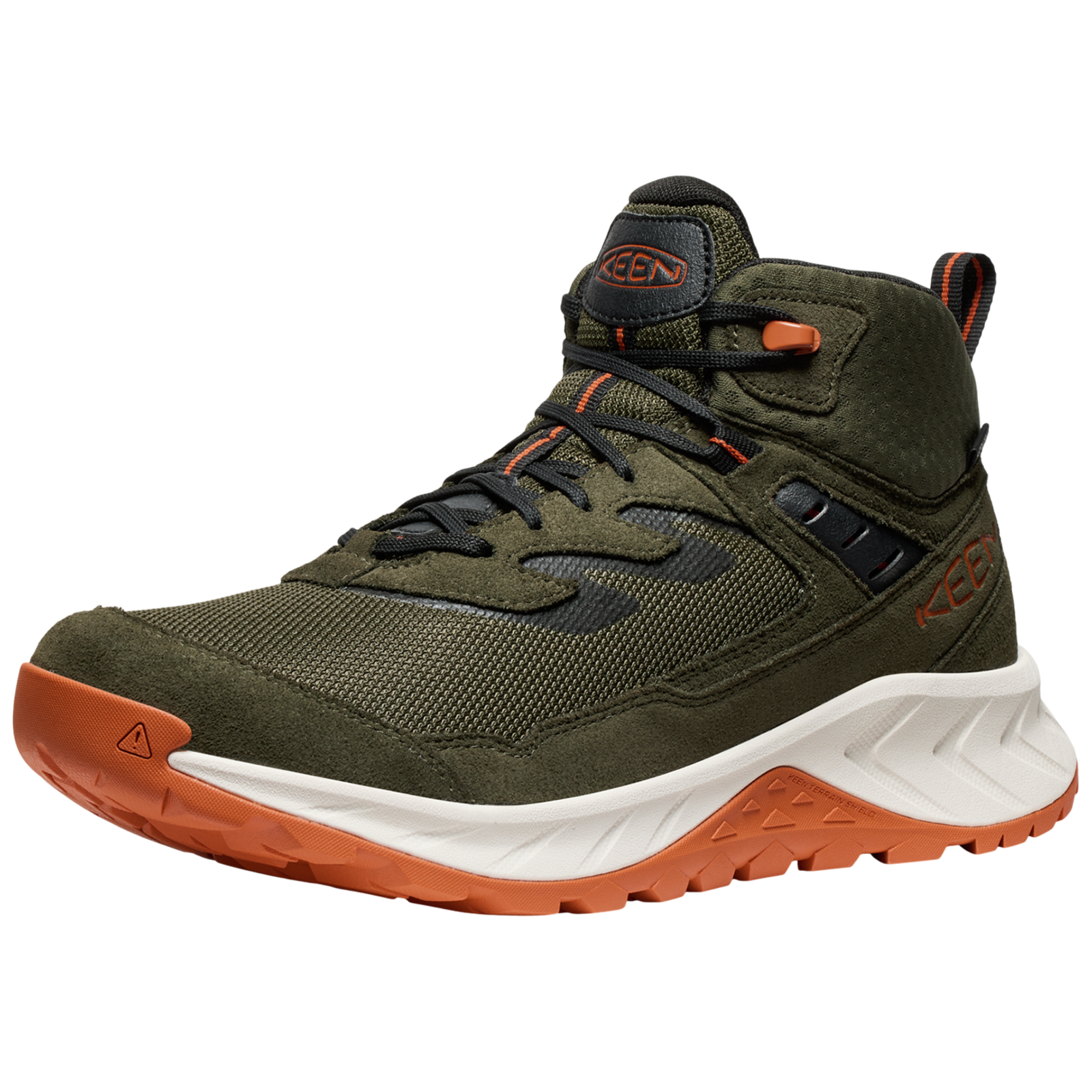 KEEN M Hightrail Mid WP Wander-/Trekkingschuhe halbhoch Herren, grün, Grösse: 41