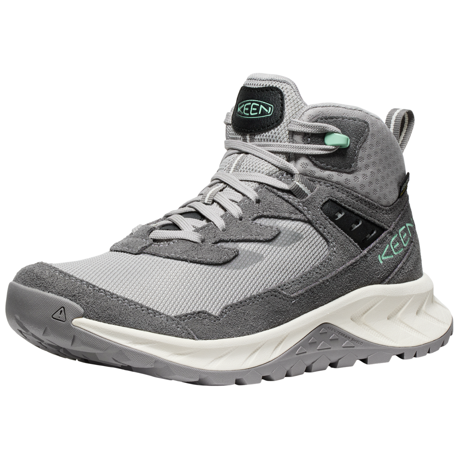KEEN W Hightrail Mid WP Wander-/Trekkingschuhe halbhoch Damen, grau, Grösse: 37.5