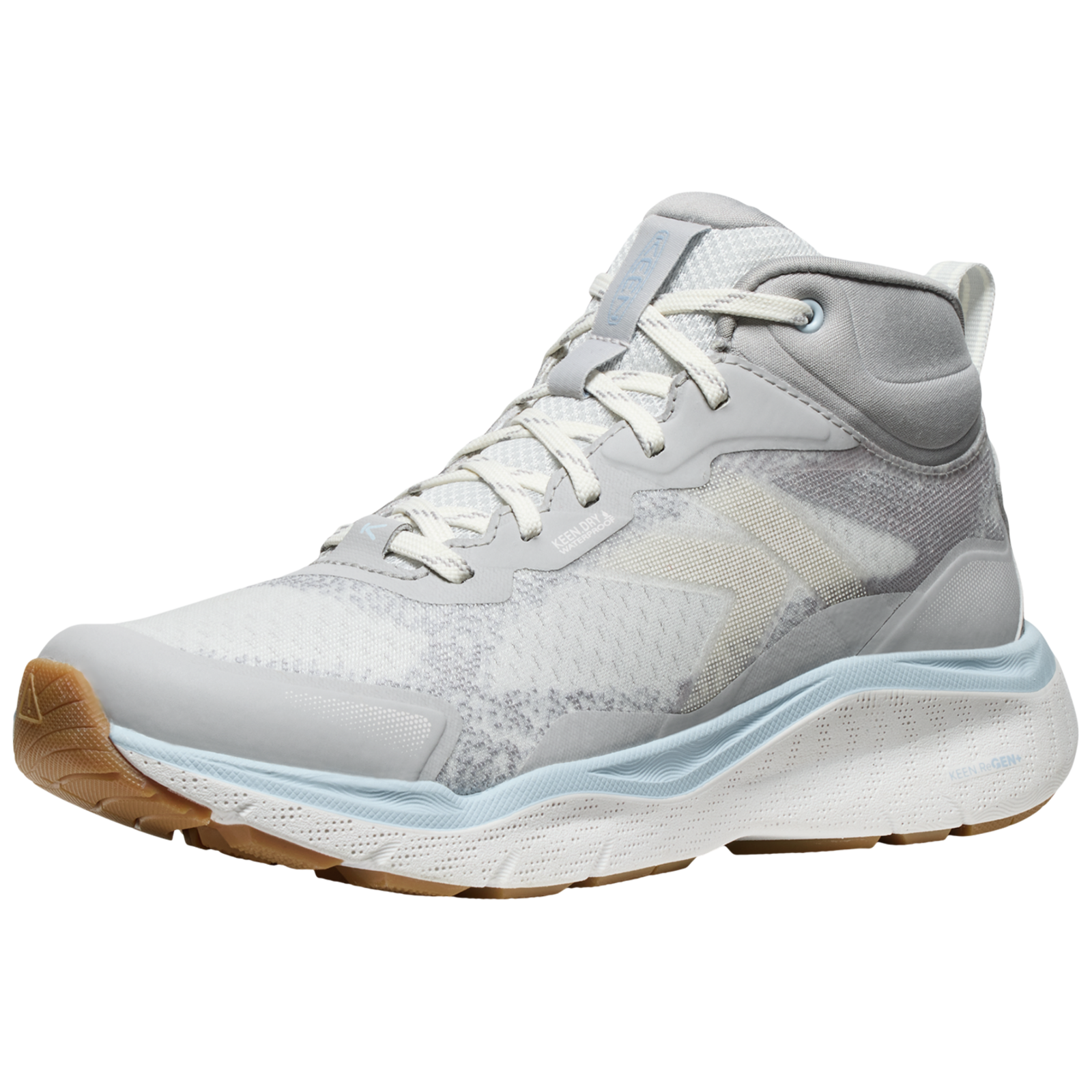 KEEN W Leiki Mid WP Wander-/Trekkingschuhe halbhoch Damen, grau, Grösse: 36