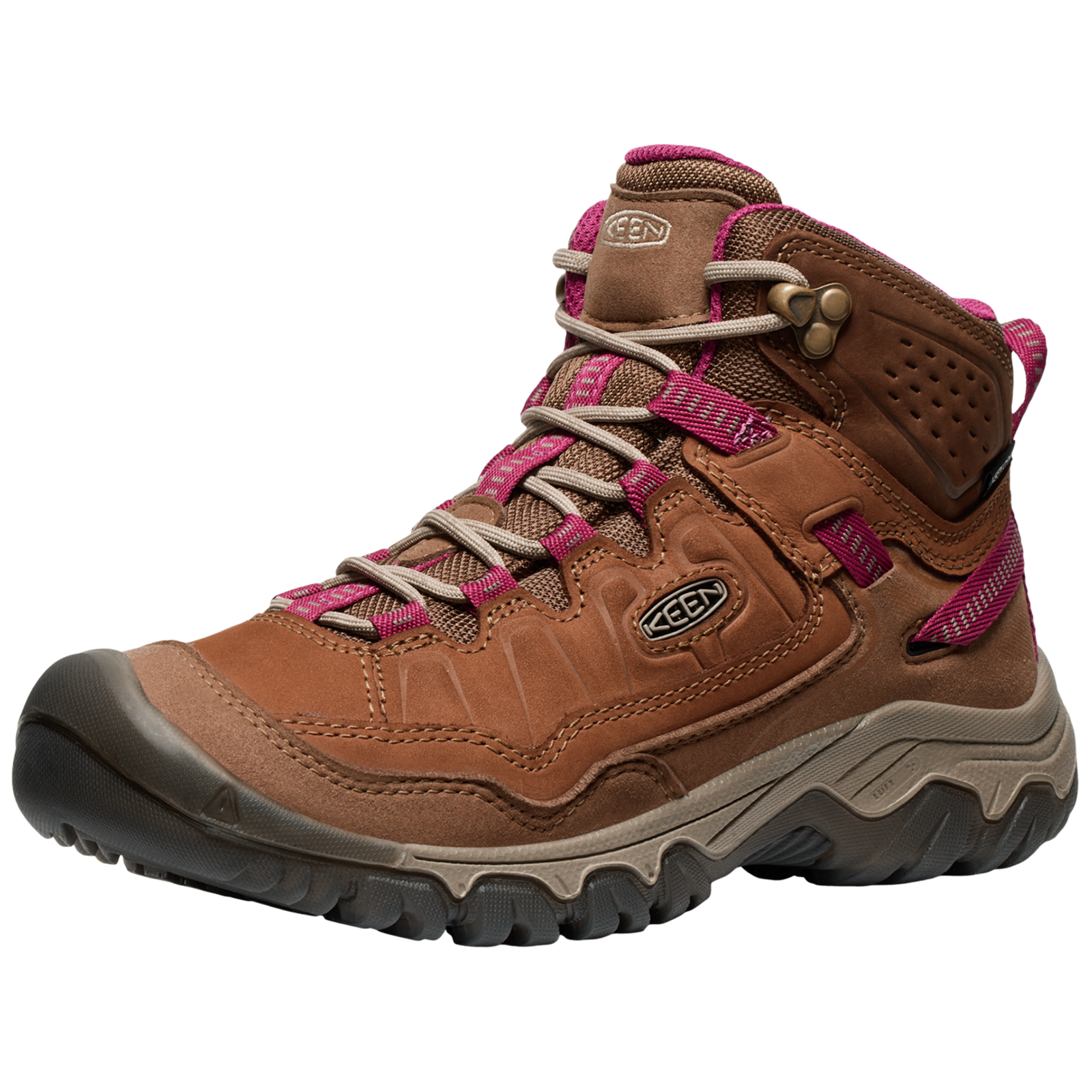 KEEN W Targhee IV Mid WP Wander-/Trekkingschuhe halbhoch Damen, braun, Grösse: 35.5